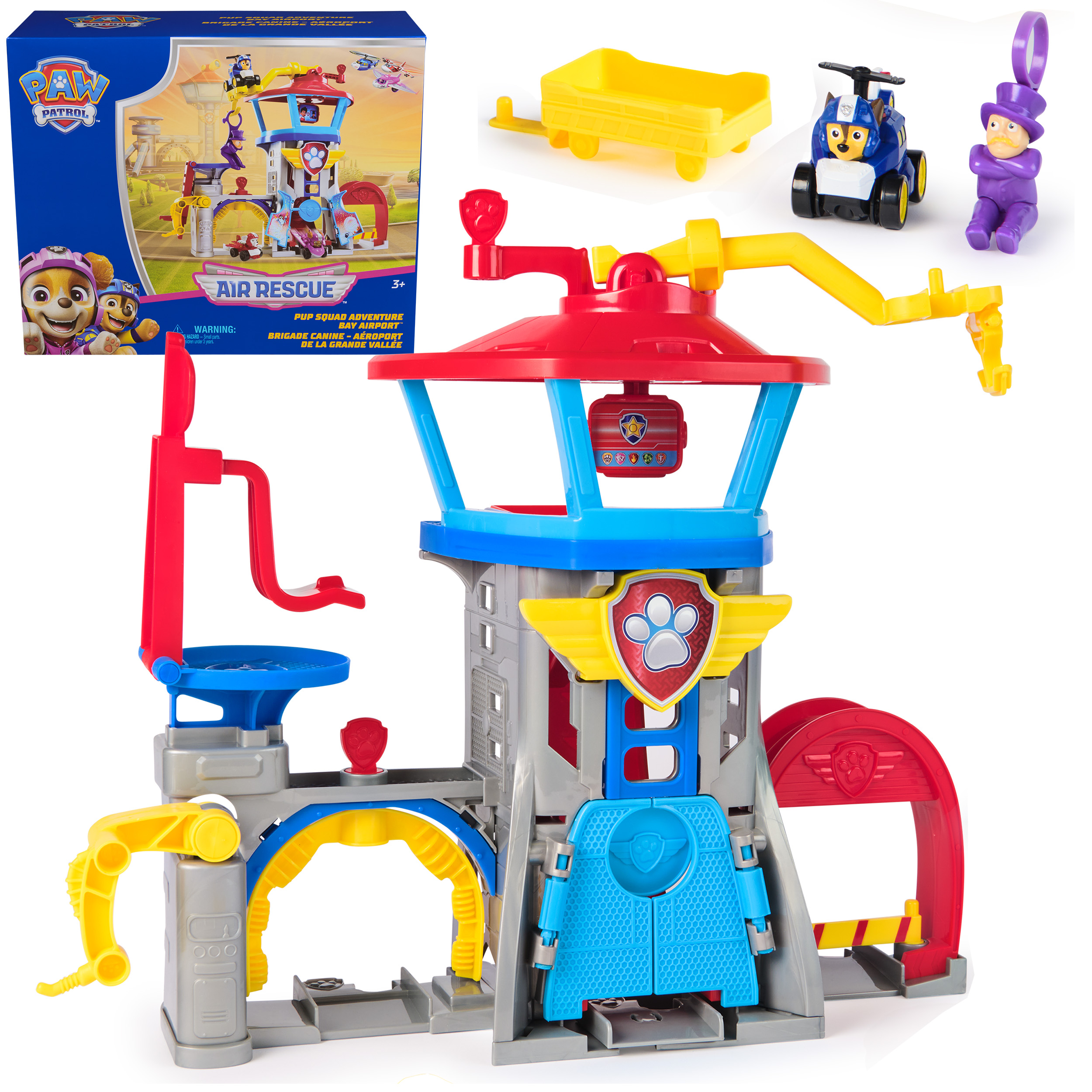PAW Patrol: Air Rescue, Pup Squad Adventure Bay Airport Playset by SPIN MASTER TOYS