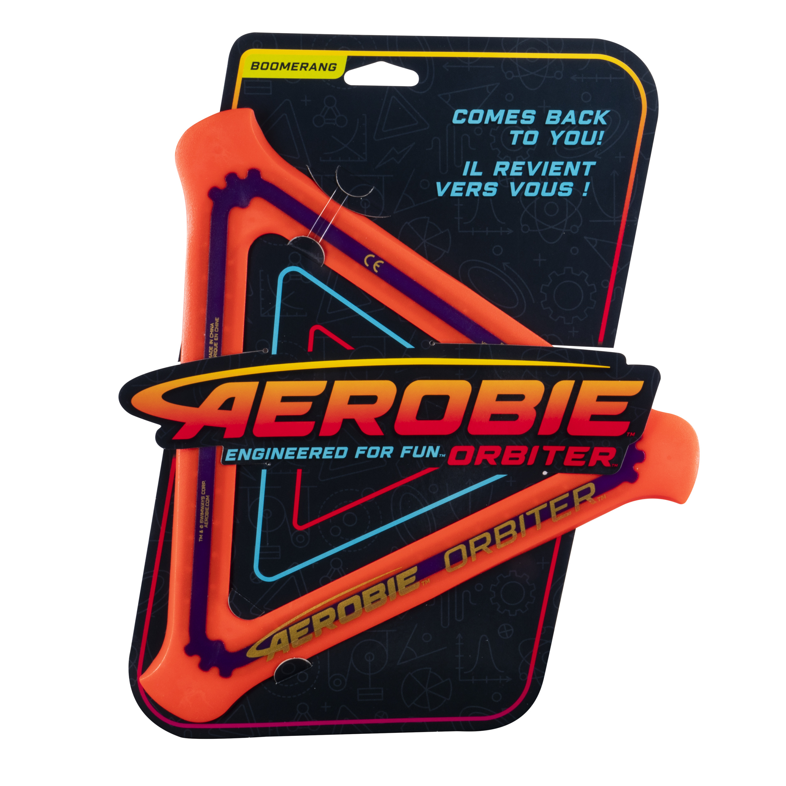 Aerobie Orbiter Boomerang - Outdoor Returning Toy - Orange by SPIN MASTER TOYS