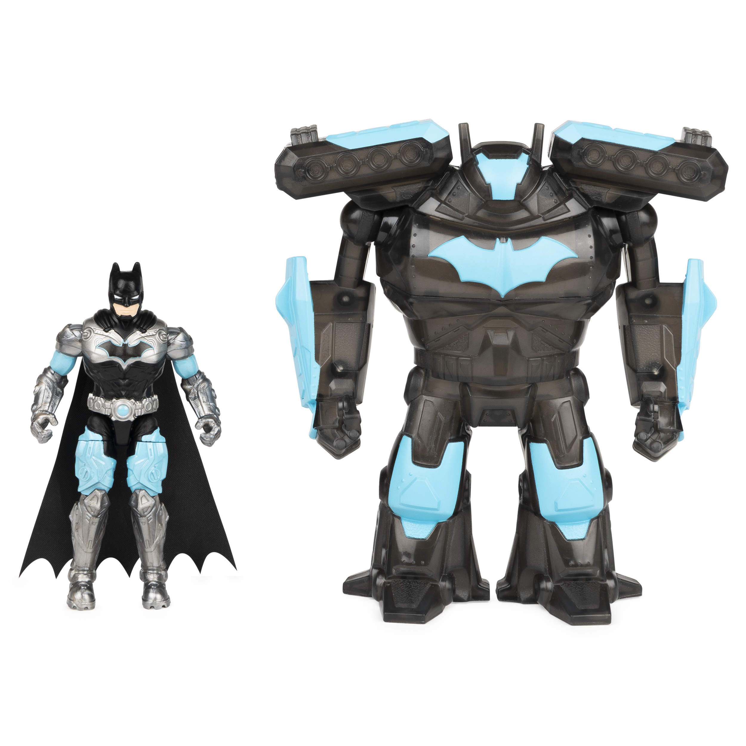 Batman 4-inch Batman Action Figure with Transforming Tech Armor, Kids Toys for Boys Ages 3 and Up by SPIN MASTER TOYS