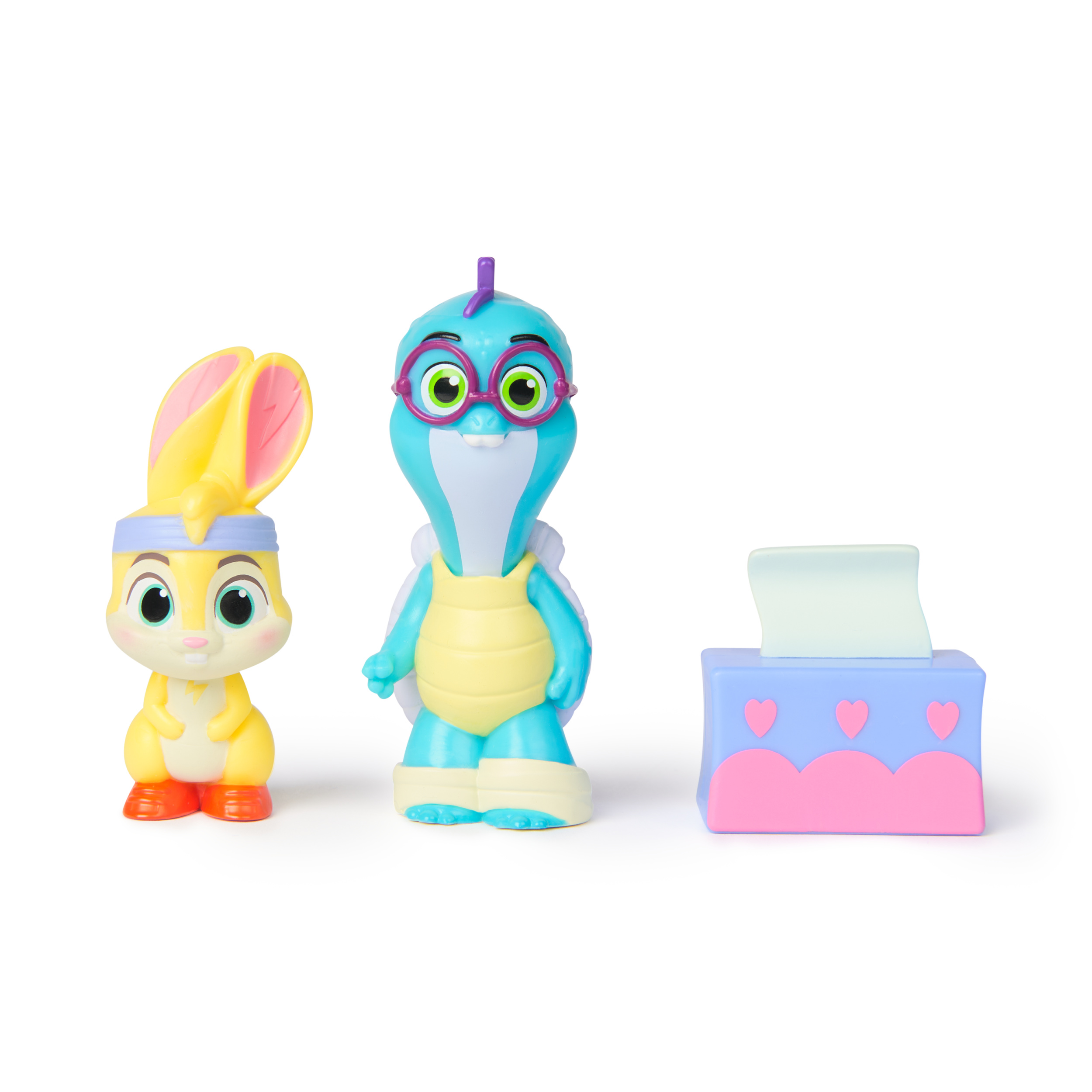 Vida the Vet, Sniffle & Snuggle Pack with Zig Zag & Tidbit Action Figures & Tissue Box Accessory, Kids Toys for Girls & Boys Ages 3 and up by SPIN MASTER TOYS