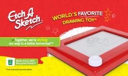 Spin Master Etch-A-Sketch Classic Mini Pocket Version Travel Red 2016