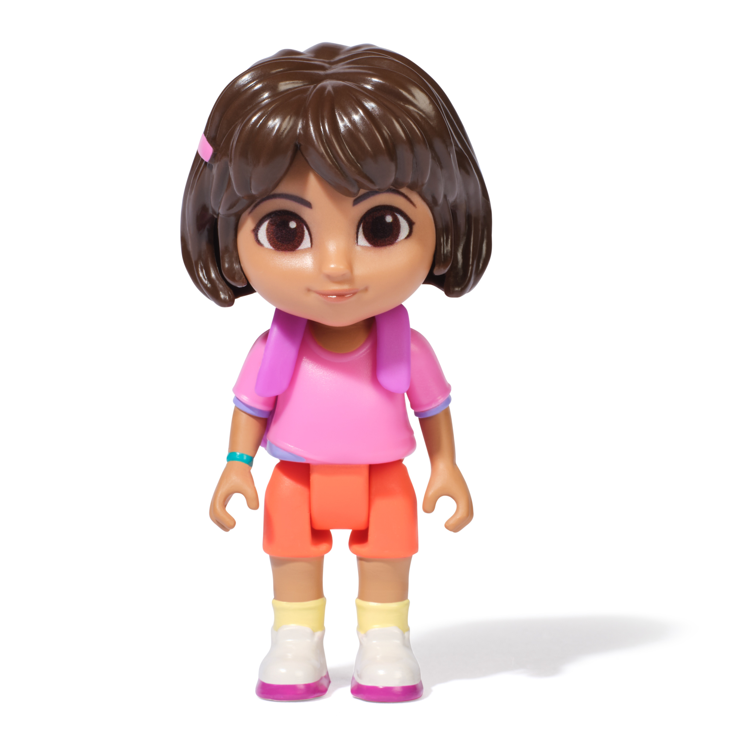 Dora, 3-inch Dora Toy Figure with Movable Head & Arms and Backpack