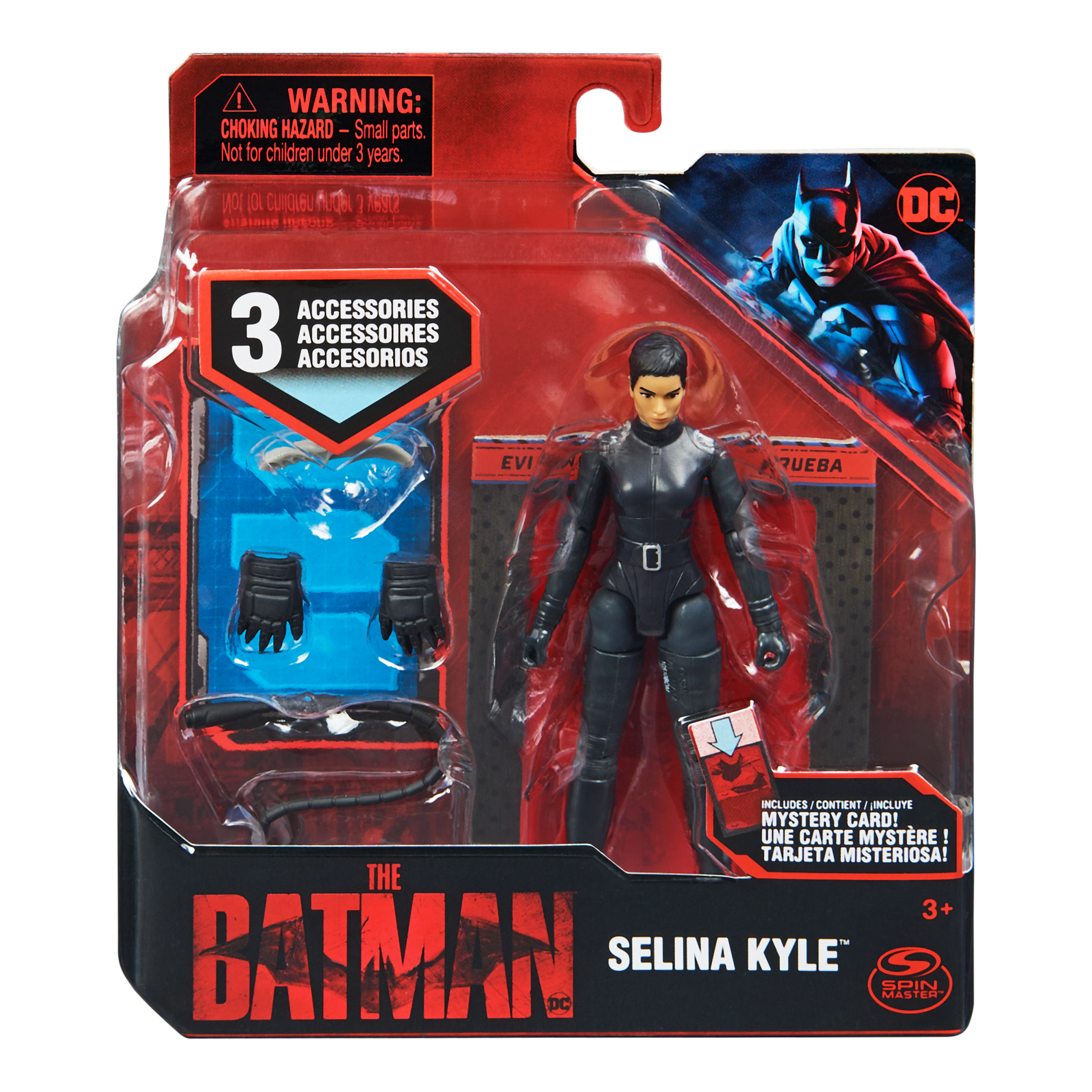 DC Comics, Batman 4-inch Selina Kyle Action Figure with 3