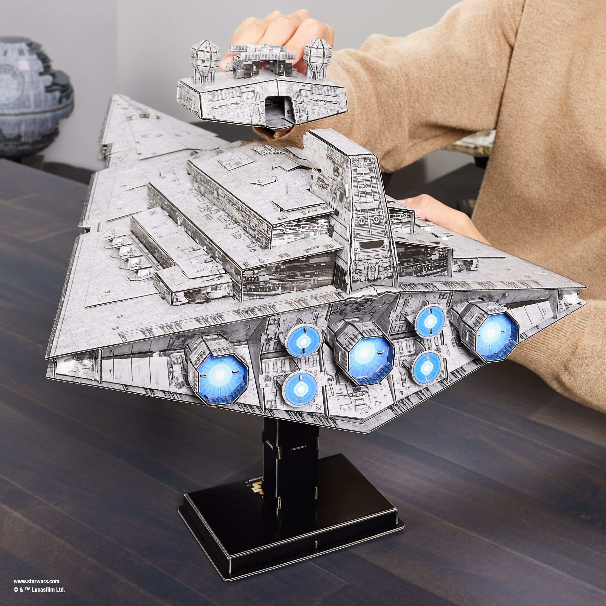 4D Build, Star Wars Deluxe Imperial Star Destroyer 3D Model