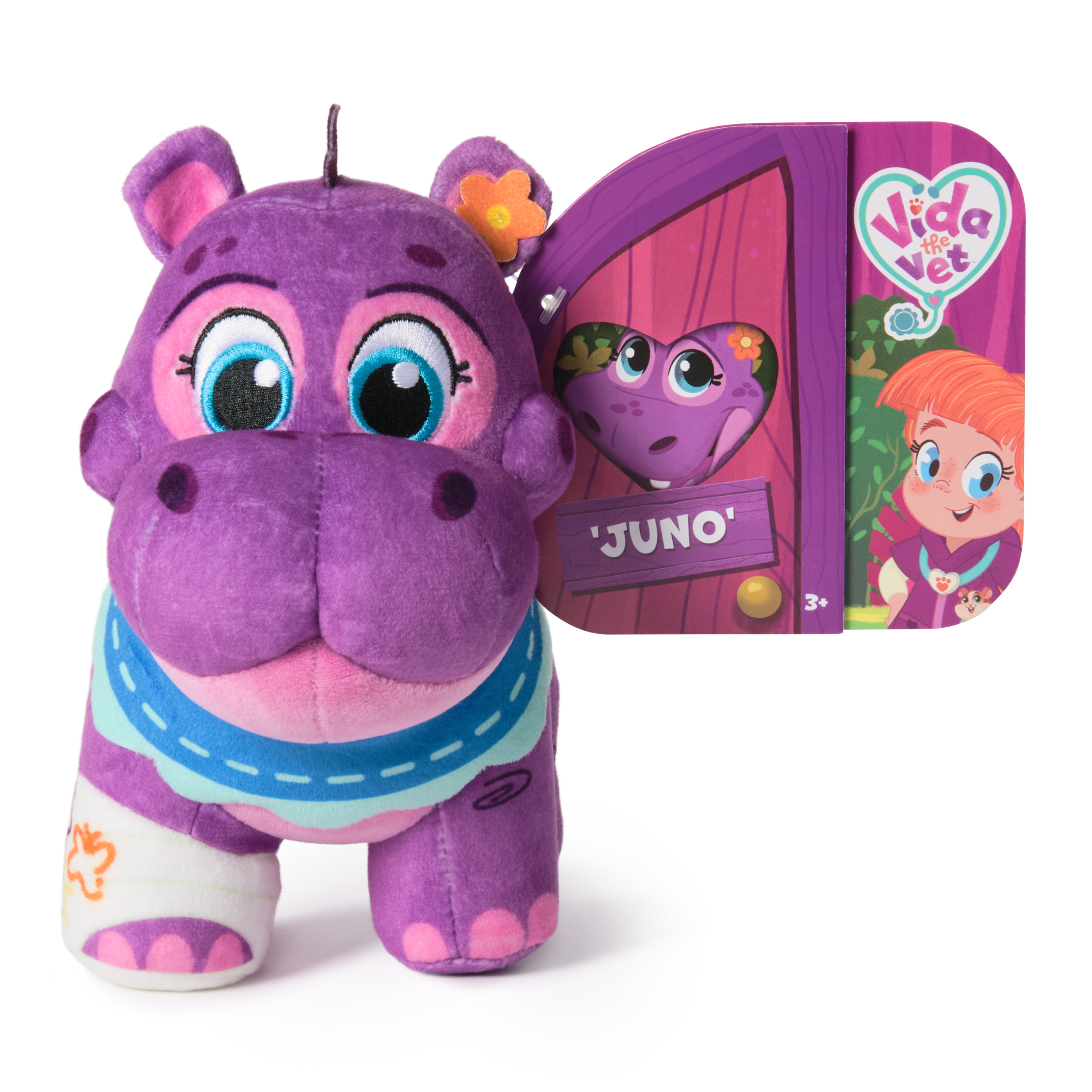 Vida the Vet Juno Plush Toy 7 Inch Tall Stuffed Animals with Super Soft Fur Kids Toys for Girls Boys Ages 3 and up Spin Master