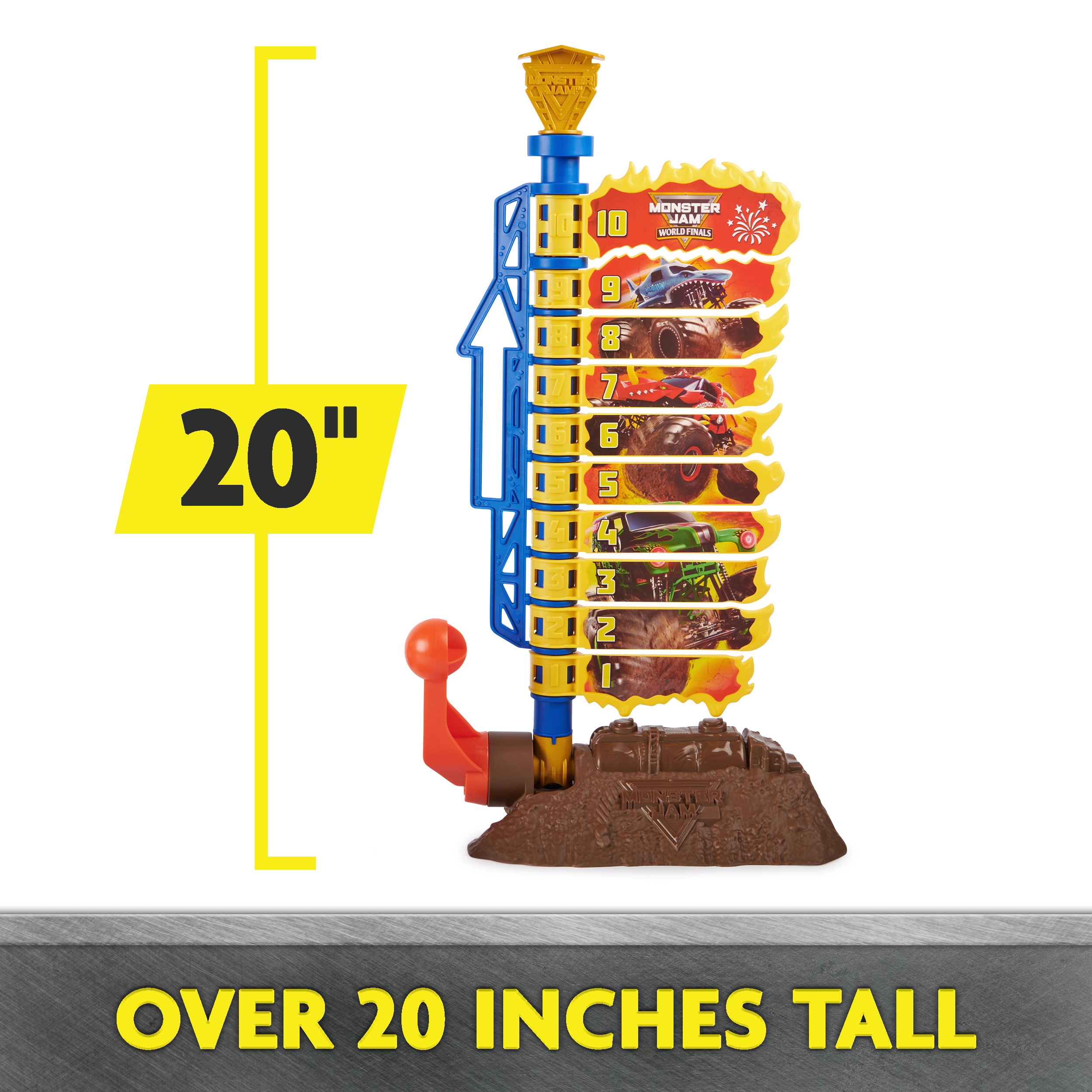 Monster Jam World Finals Big Air Challenge Playset with