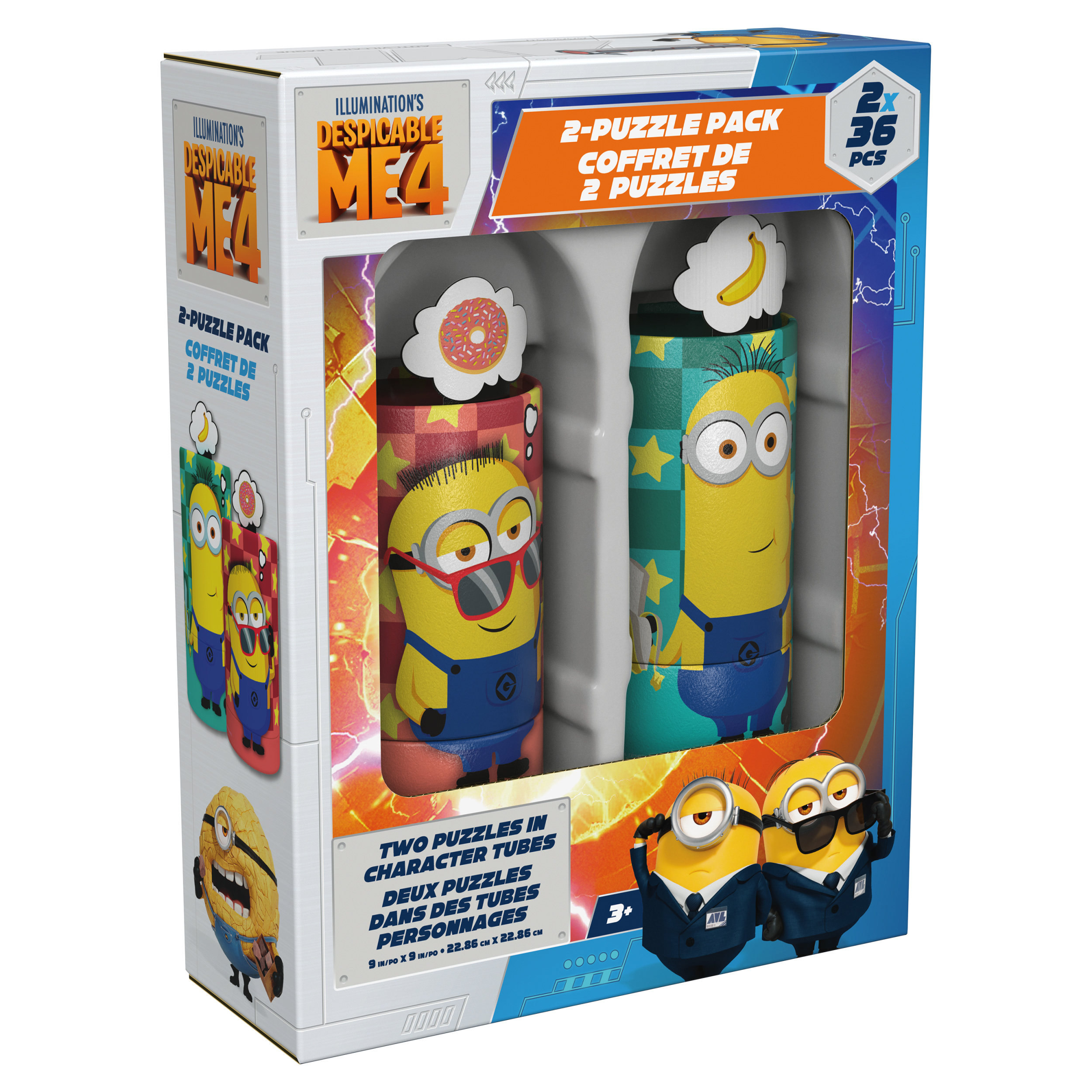 Despicable Me Minions 36-Piece Jigsaw Puzzles Two Pack Bundle with