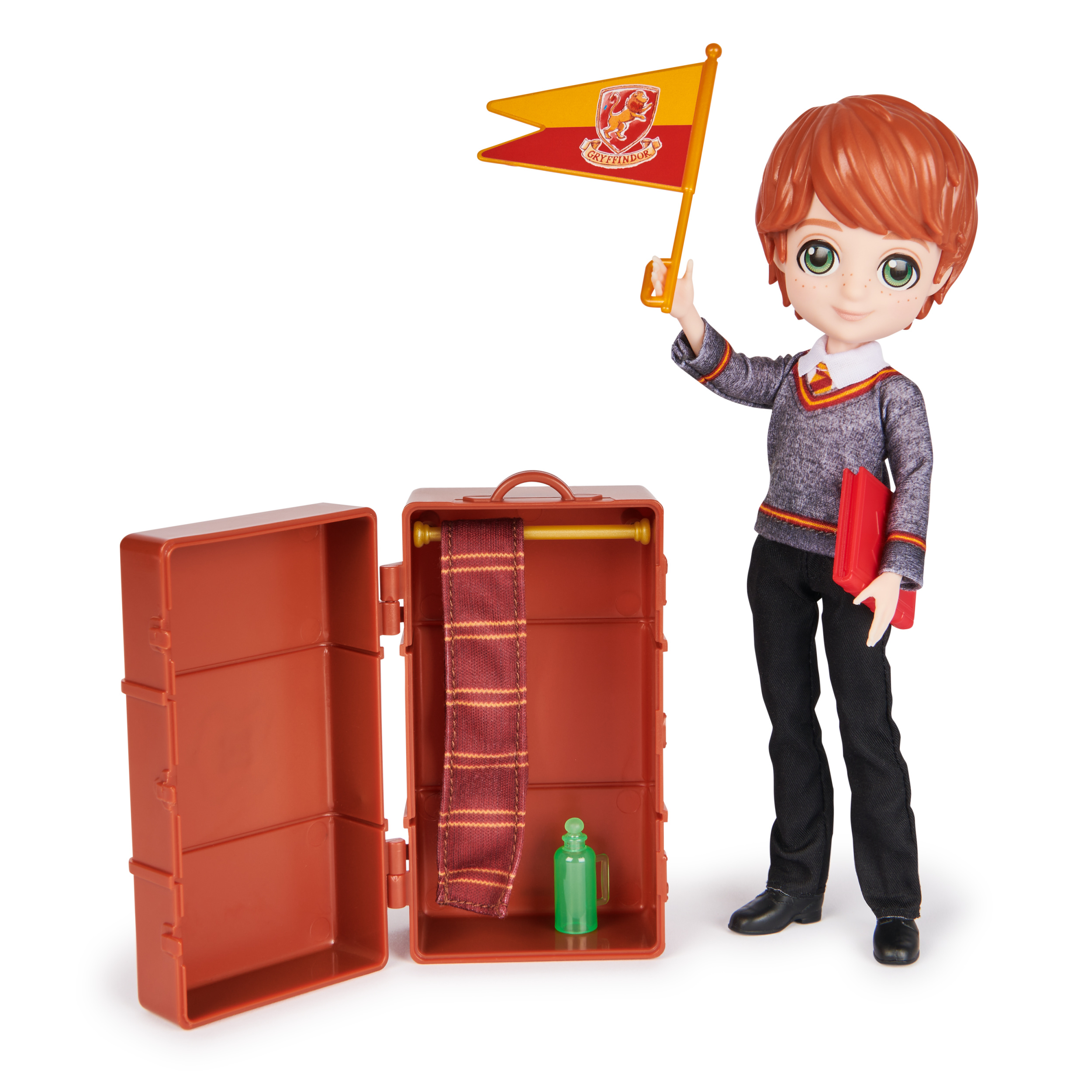 Wizarding World Harry Potter 8 inch Ron Weasley Doll 12 Piece Back to Hogwarts Gift Set with Doll Accessories Christmas Gifts for Kids Spin Master
