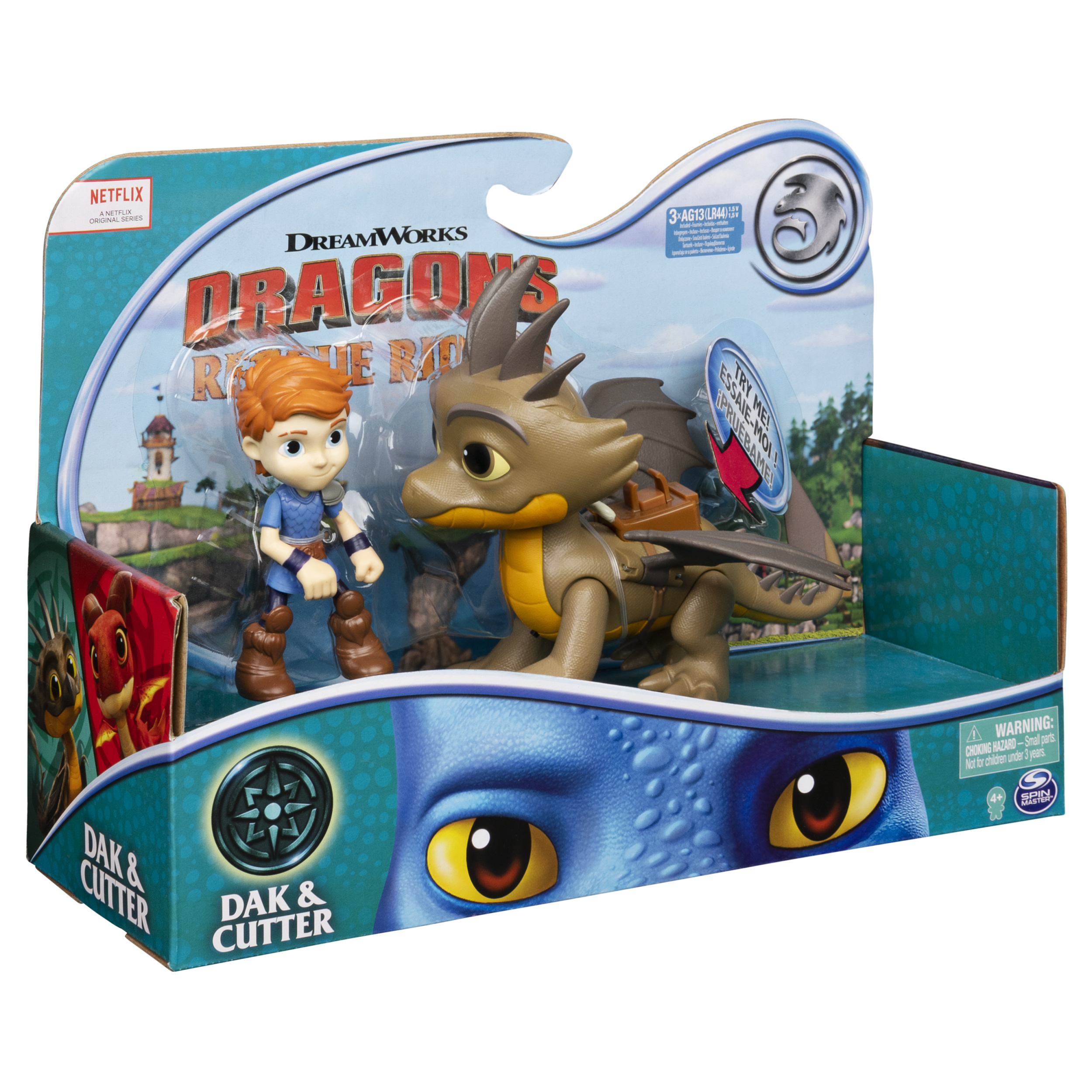 DreamWorks Dragons Rescue Riders, Cutter and Dak, Dragon and Viking ...