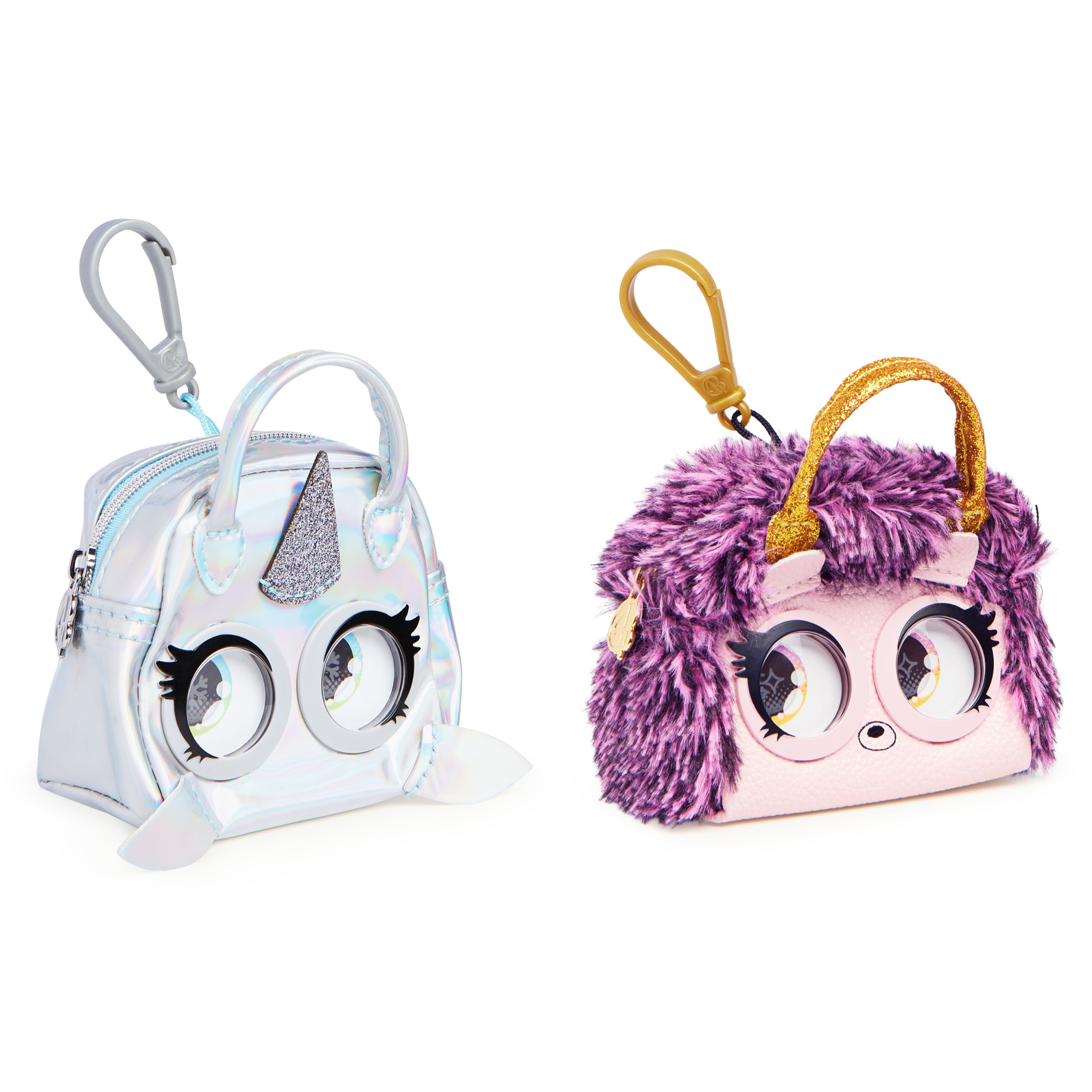 Purse Pets Micros, Edgy Hedgy Hedgehog & Narwow Narwhal Mini Purse