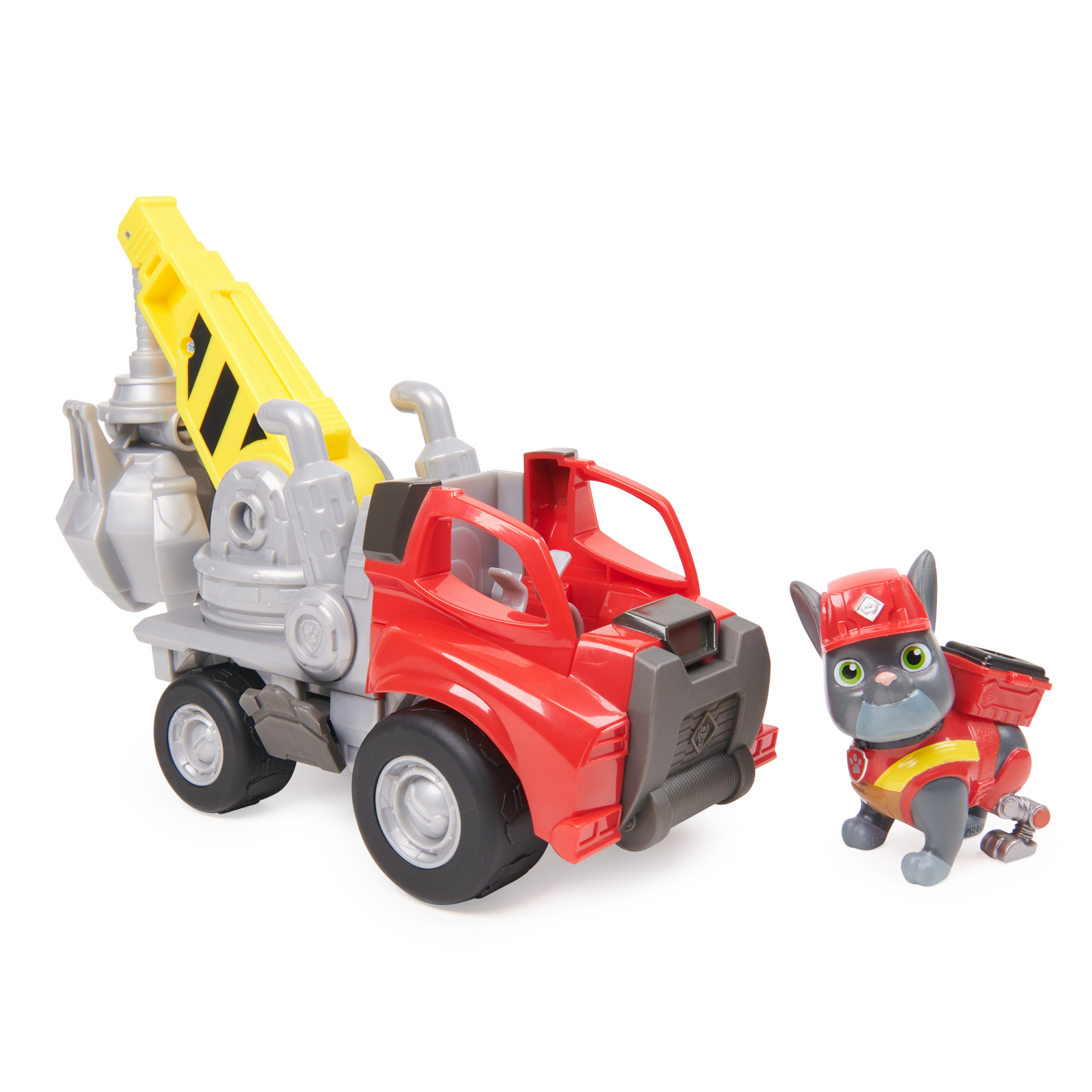 Rubble & Crew, Charger's Crane Grabber Toy Truck with Movable Parts and a  Collectible Action Figure, Kids Toys for Ages 3 and Up