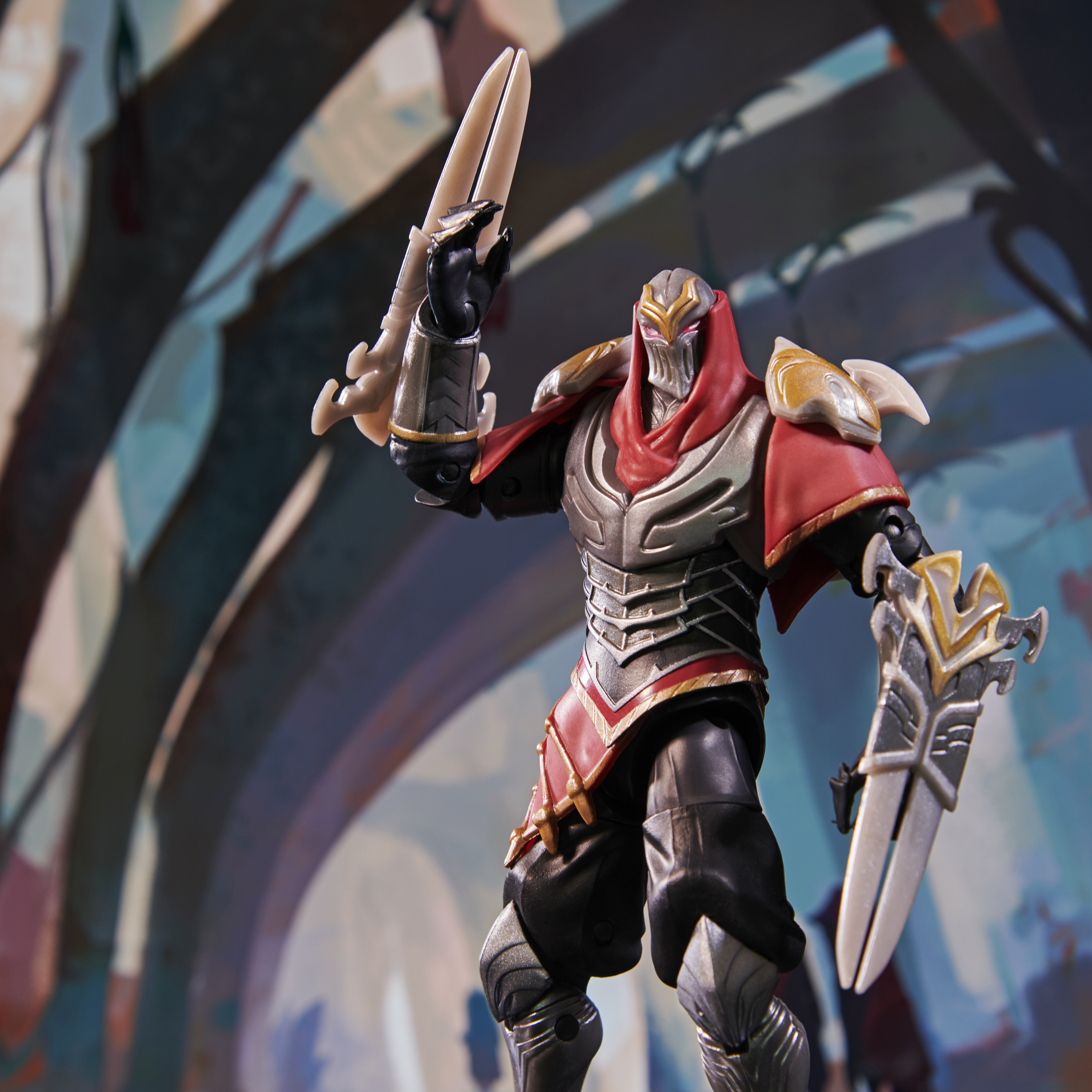 League of Legends, 6-Inch Zed Collectible Figure w/ Premium