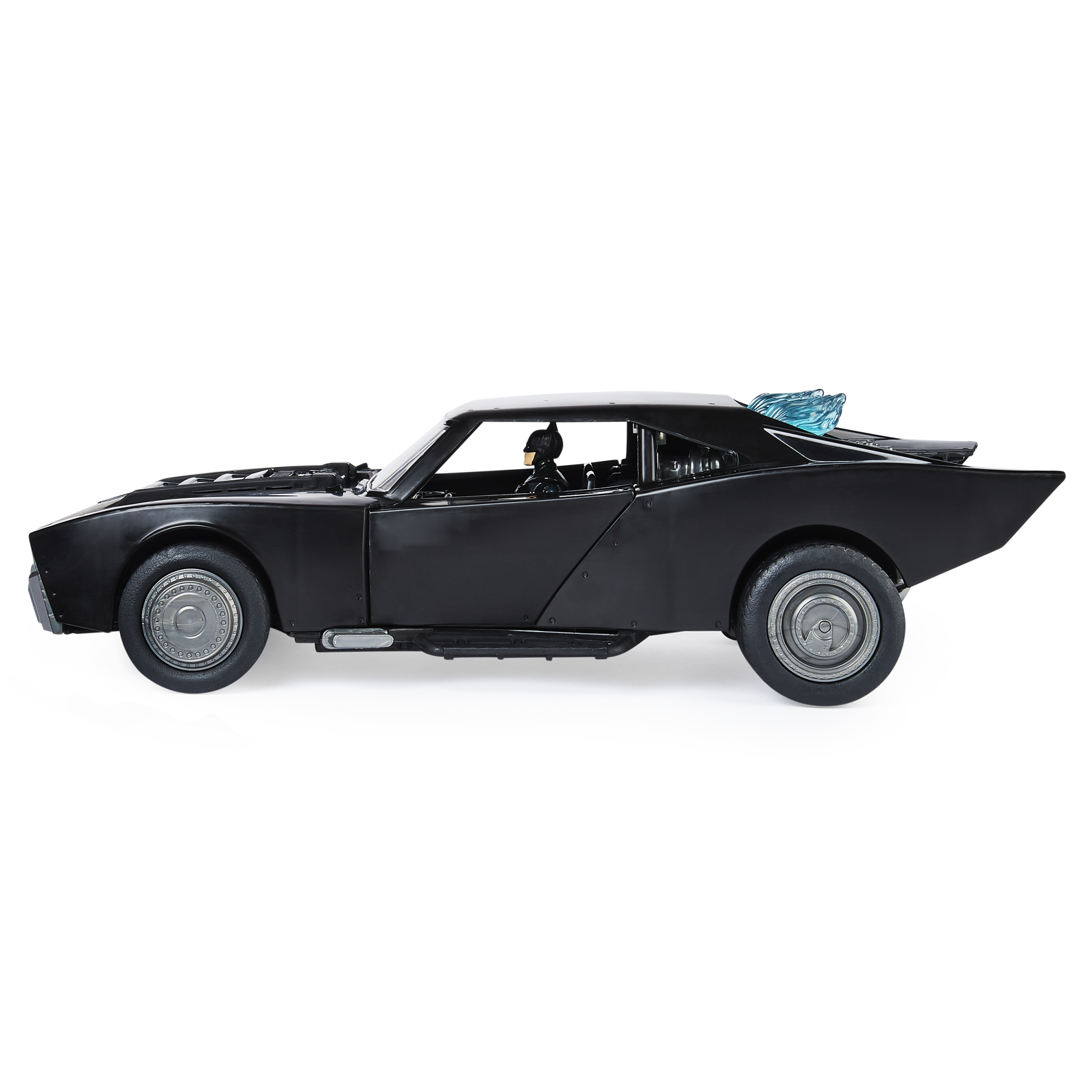 DC Comics, Batman Batmobile with 4” Batman Figure, Lights