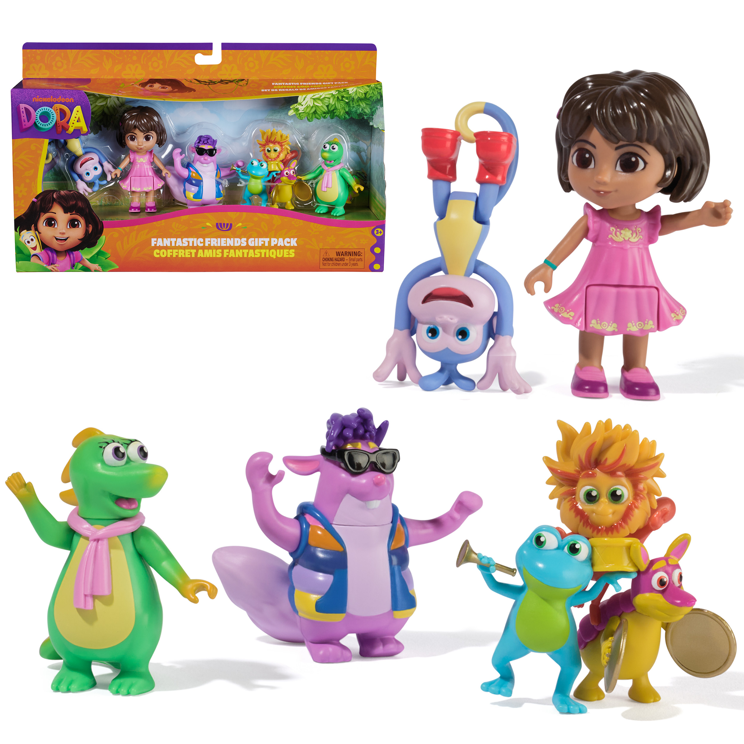 Dora, Fantastic Friends Gift Pack with Dora, Boots, Tico, Isa, and