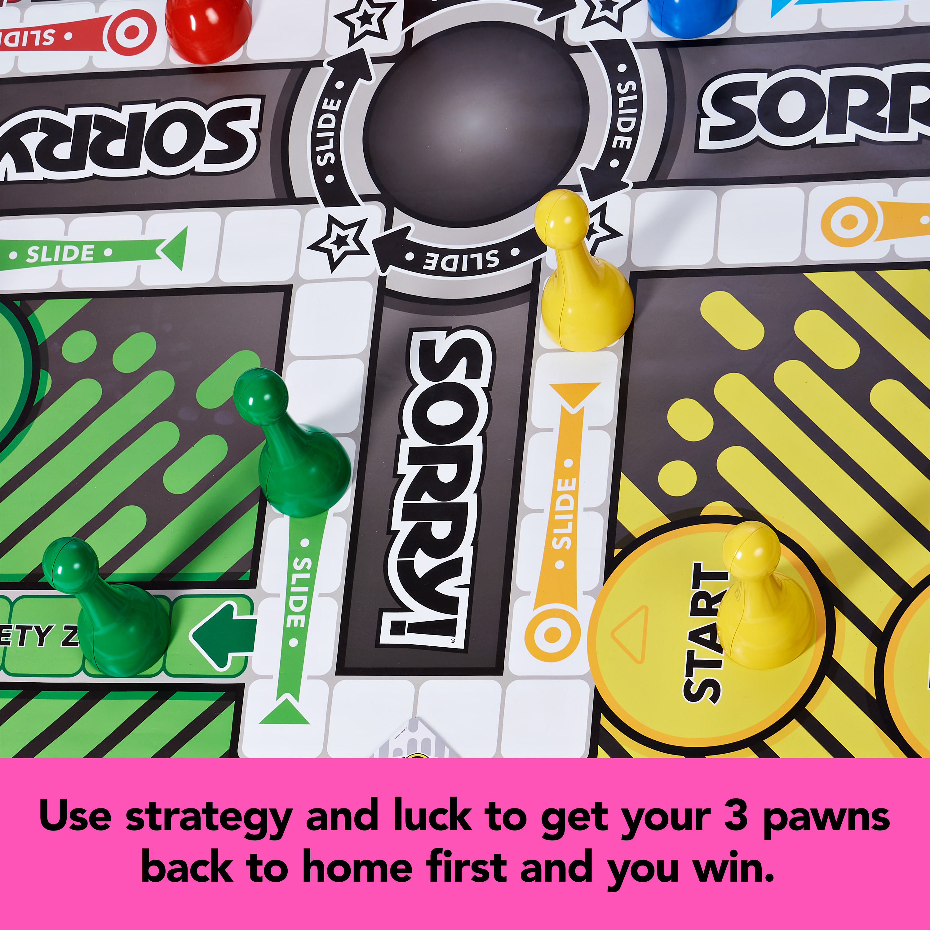 Giant SORRY Classic Family Board Game Indoor Outdoor Retro Party ...