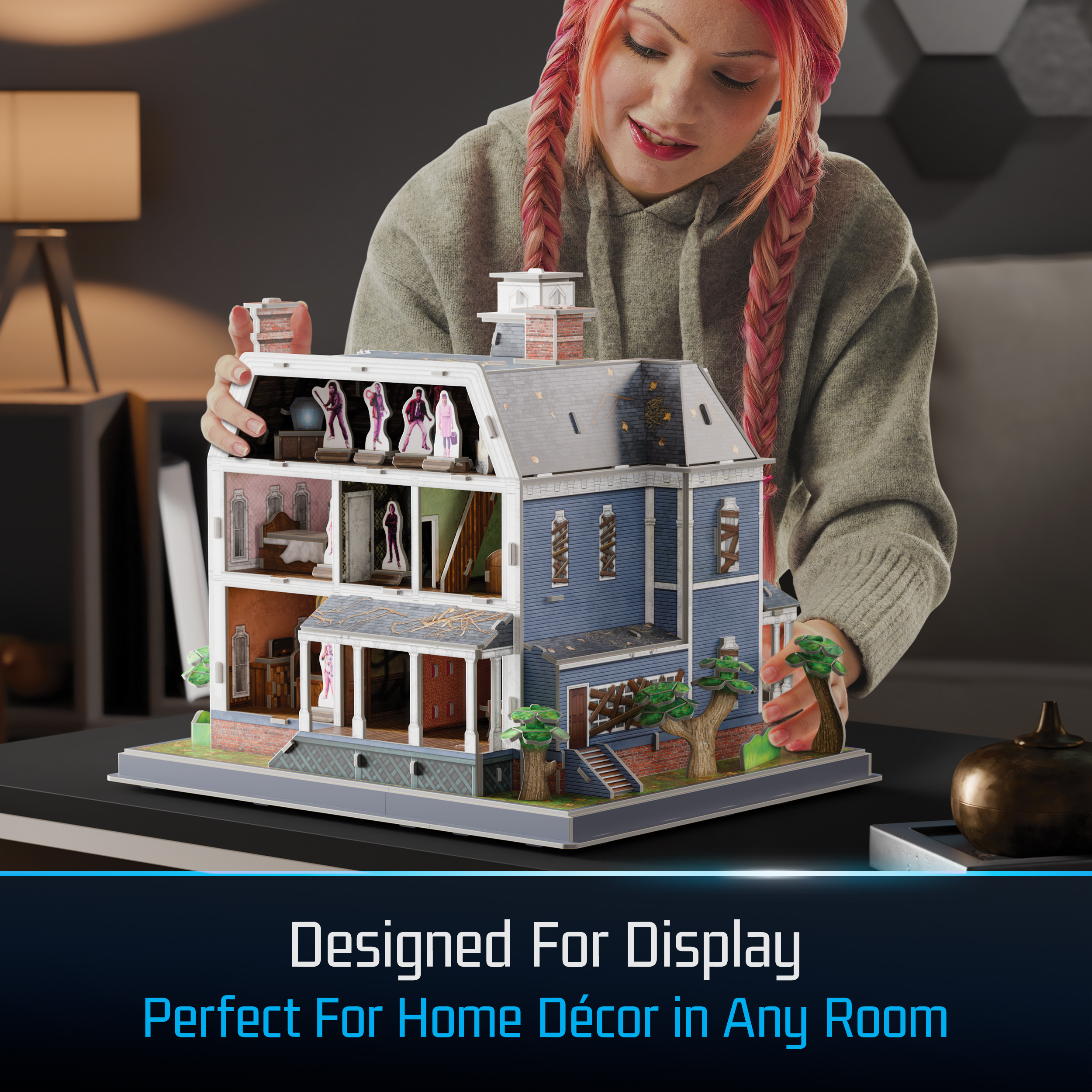 4D Build, Stranger Things Creel House 3D Model Kit