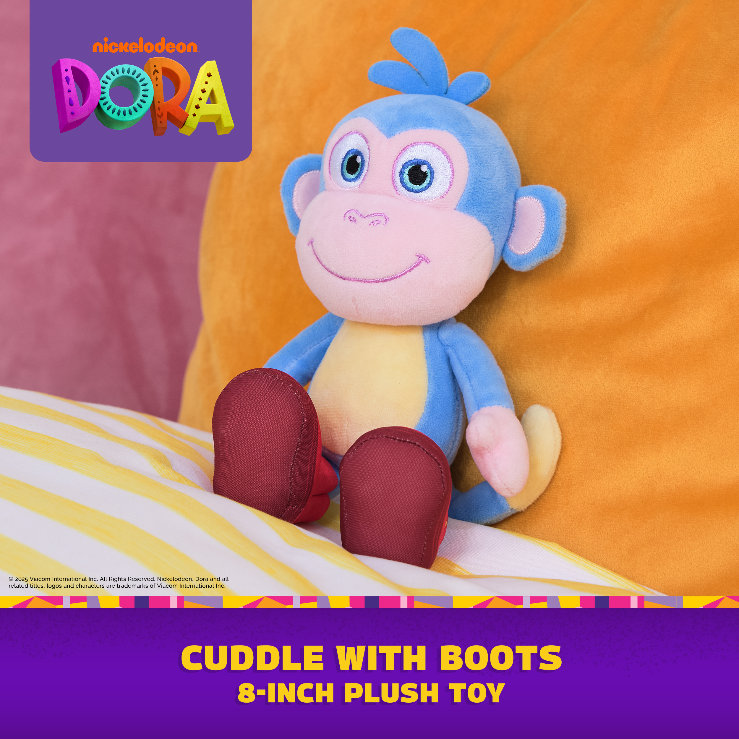Dora Official Boots Plush Doll, Educational Toys, Plush Toys