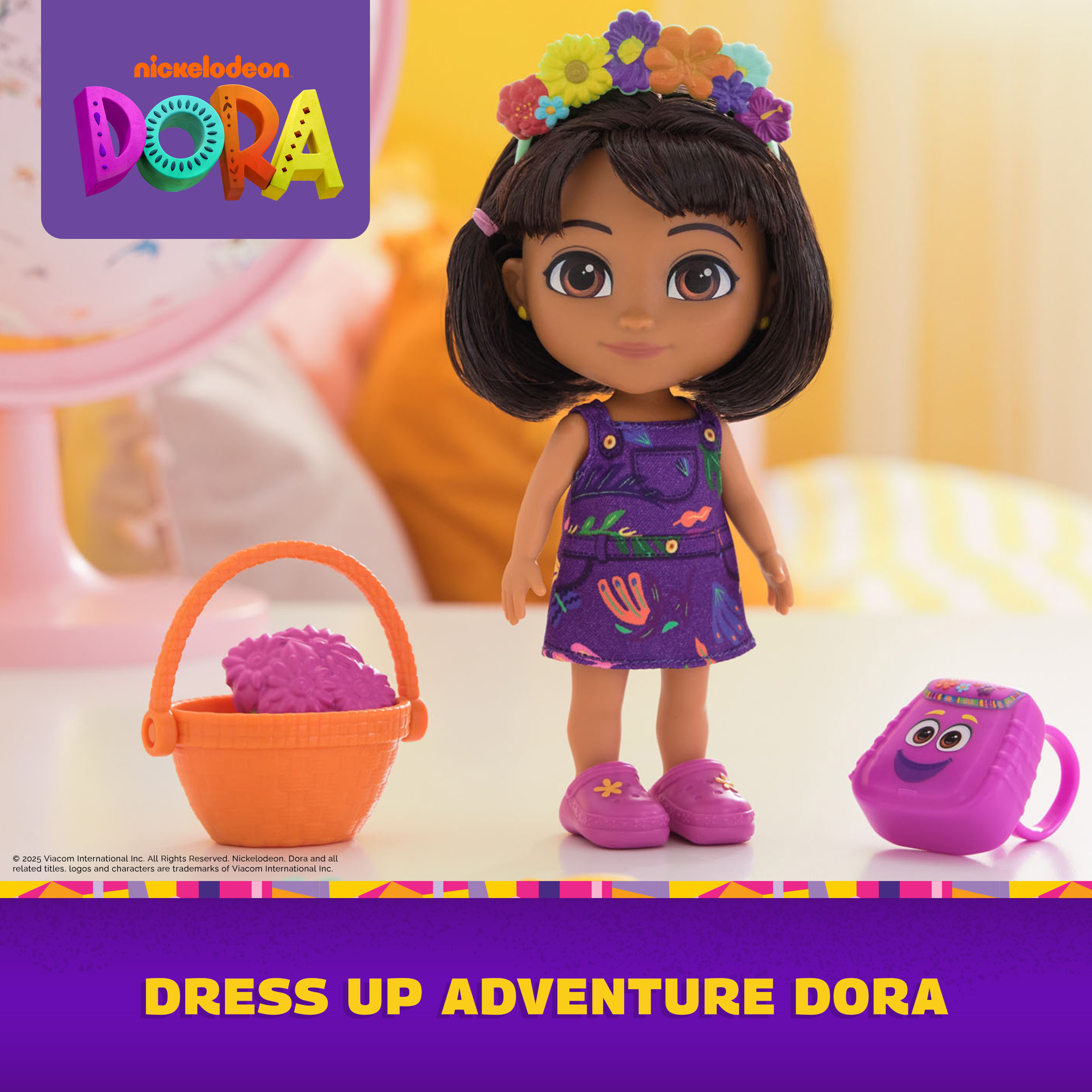 nyan dora② Dora, Dress Up Adventure Dora, 6-inch Doll with Removable