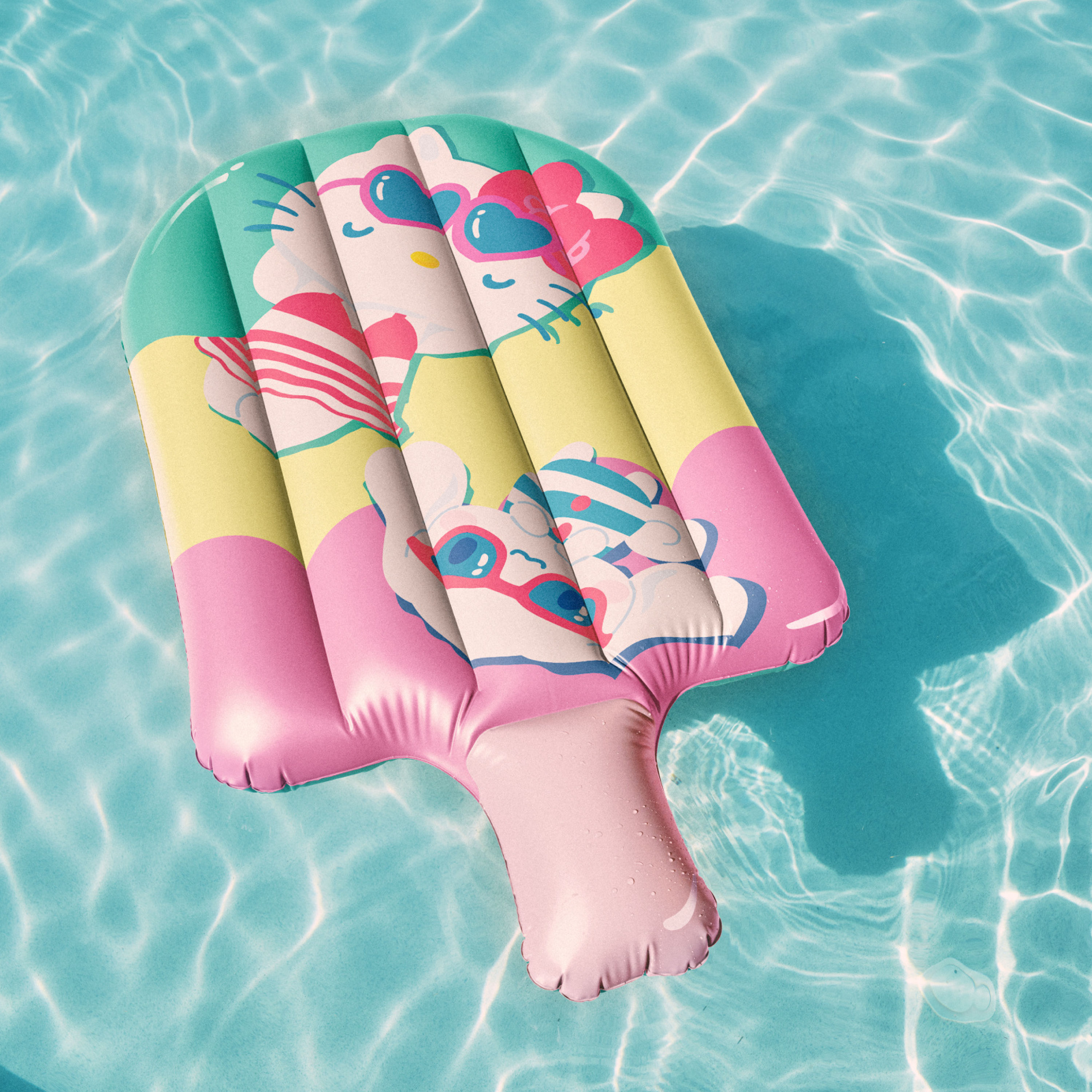 Backyardigans Pool Floatie SwimWays Hello Kitty and Friends Oversized Pool Float, Floatie for Kids ...