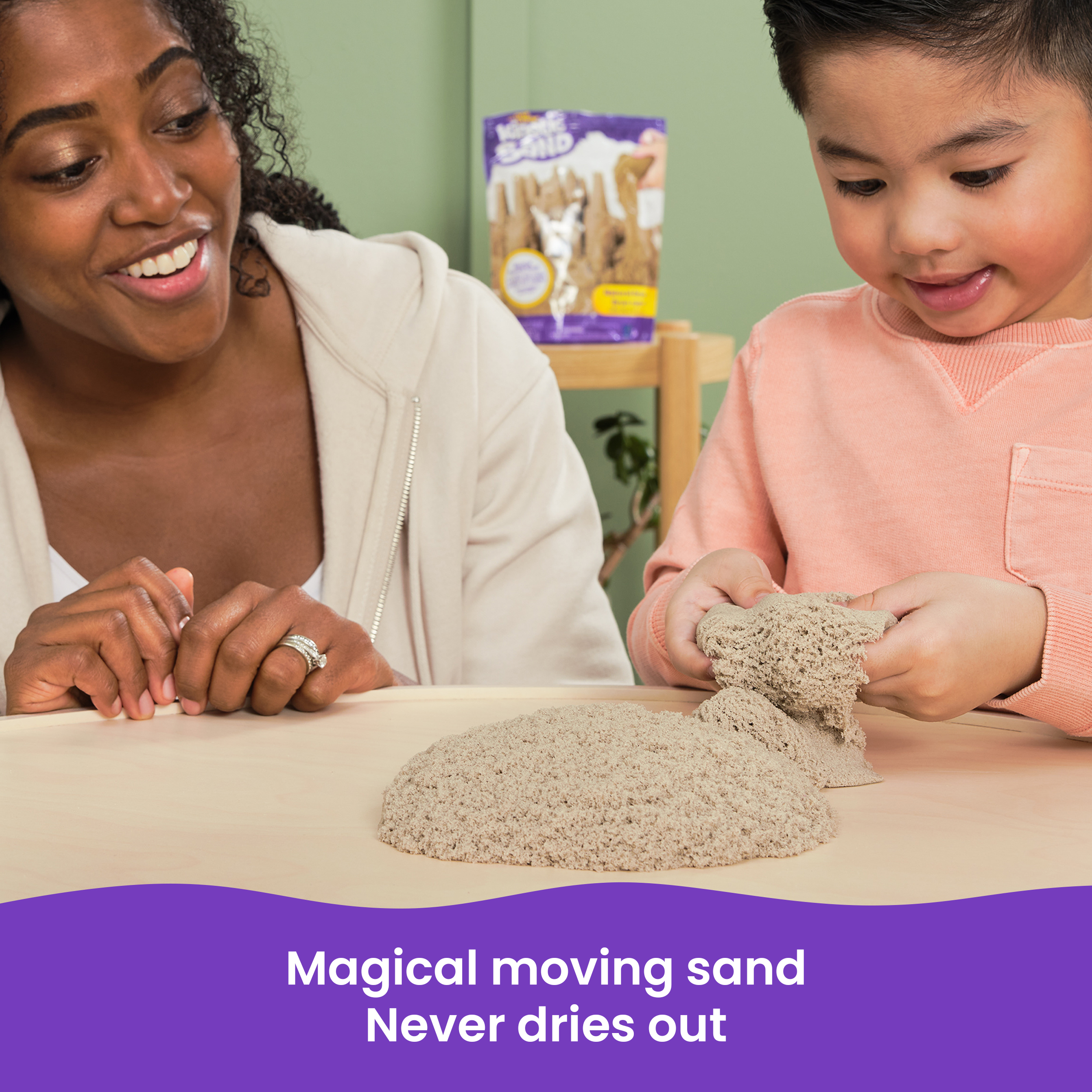 Mega Sand Kinetic Sand 2lb Brown