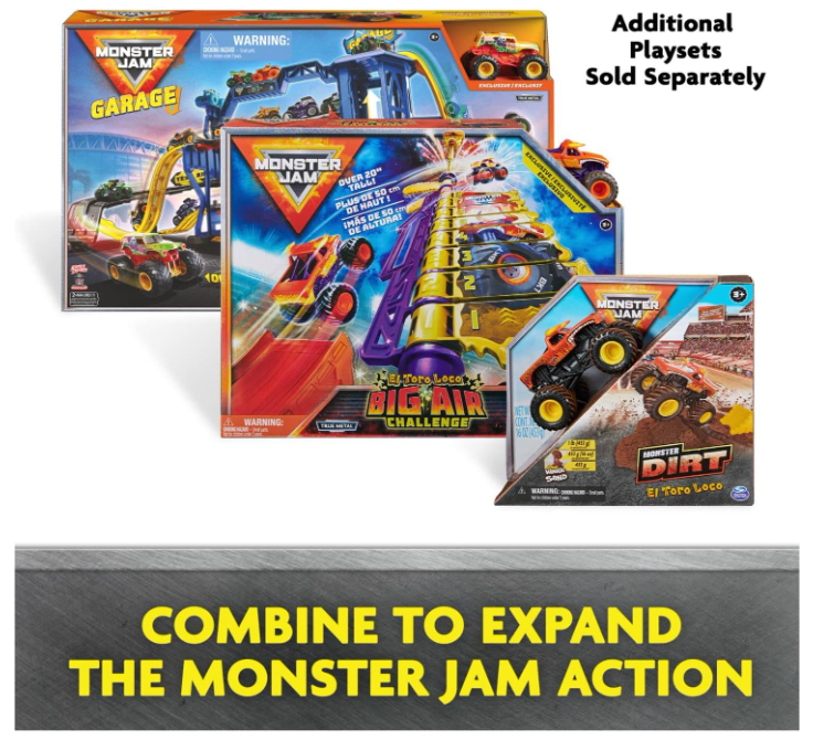 Monster Jam, Megalodon Loop of Doom Stunt Playset | Spin Master