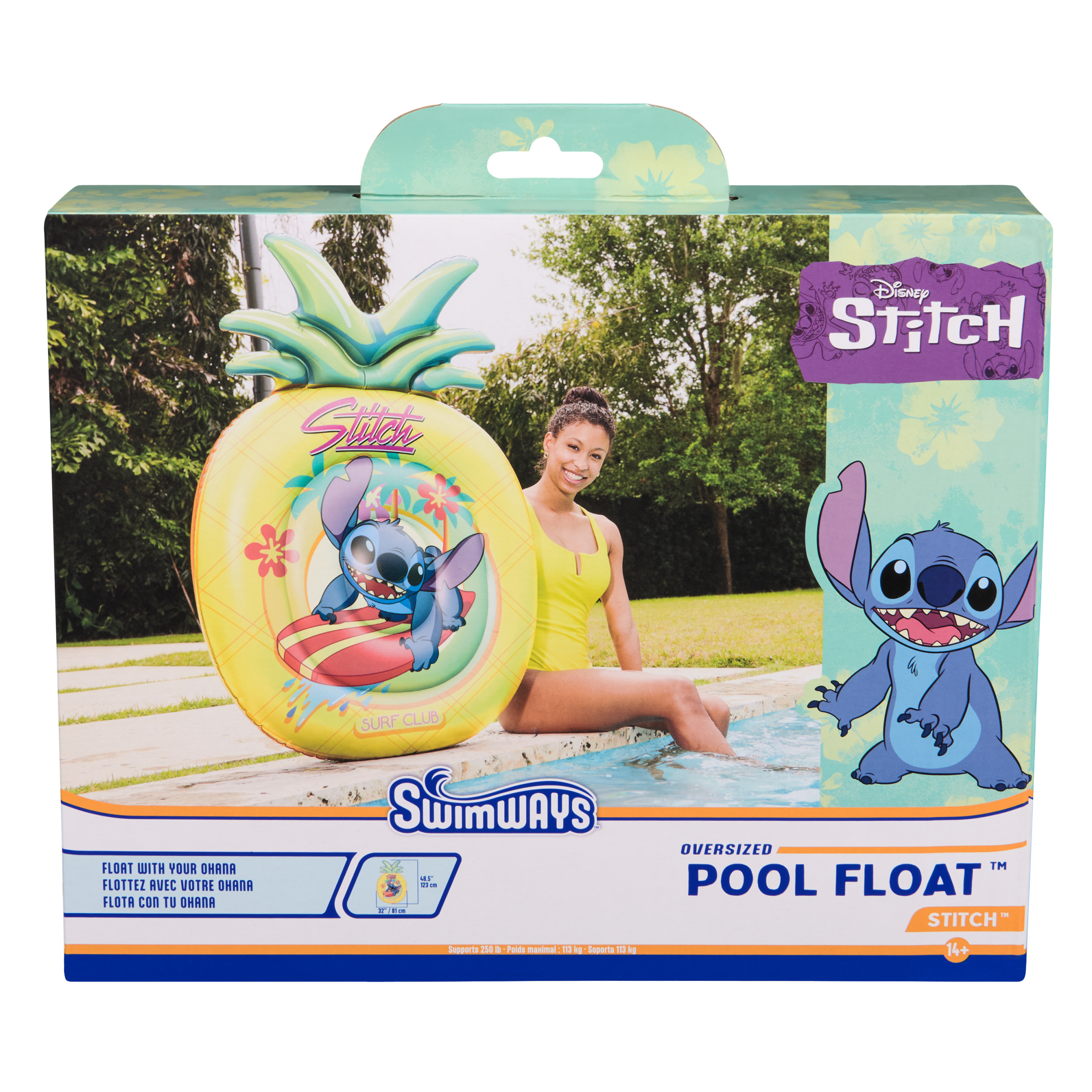 Stitch Pool Raft Swimways Stitch Oversized Pool Float