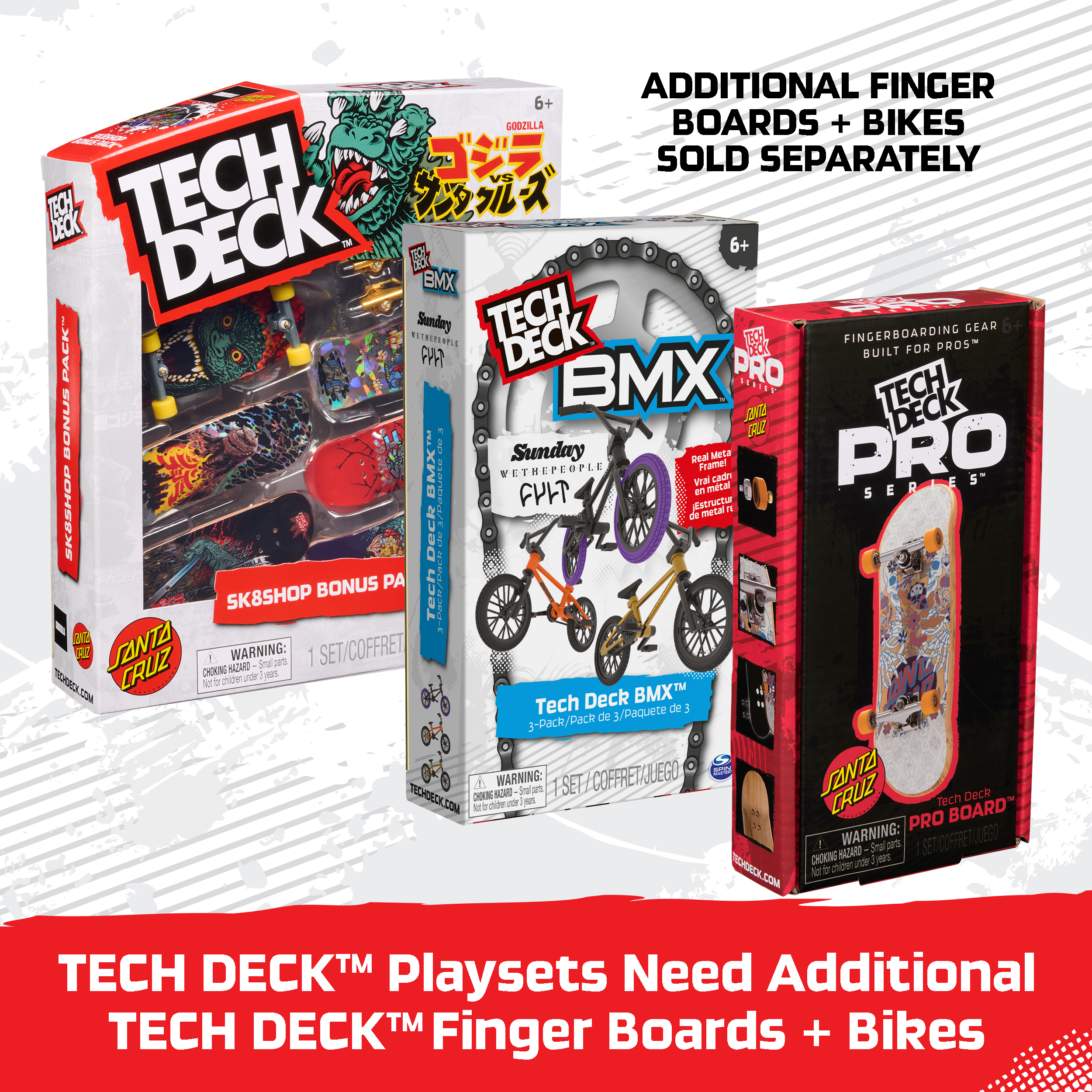 Tech Deck, Pro Series Daily Grind Pack 2.0 with Picnic Table