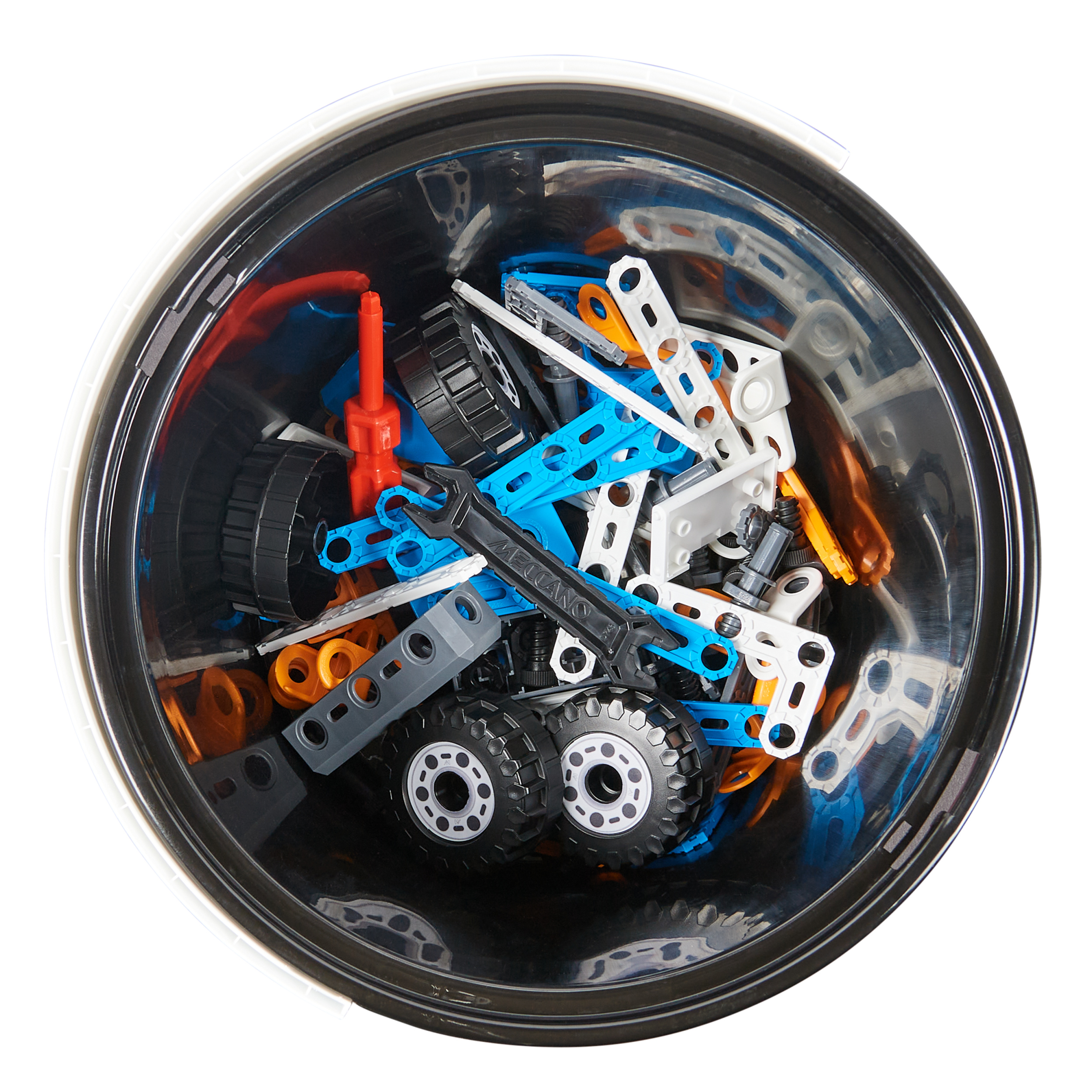Meccano Junior, 150-Piece Bucket STEAM Model Building Kit