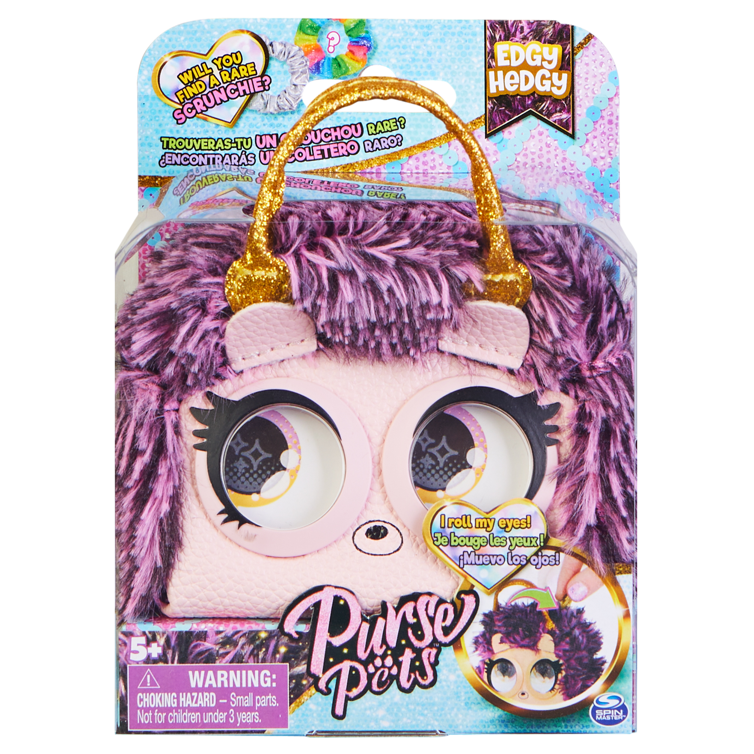 Purse Pets Micros, Edgy Hedgy Hedgehog Stylish Small Purse with