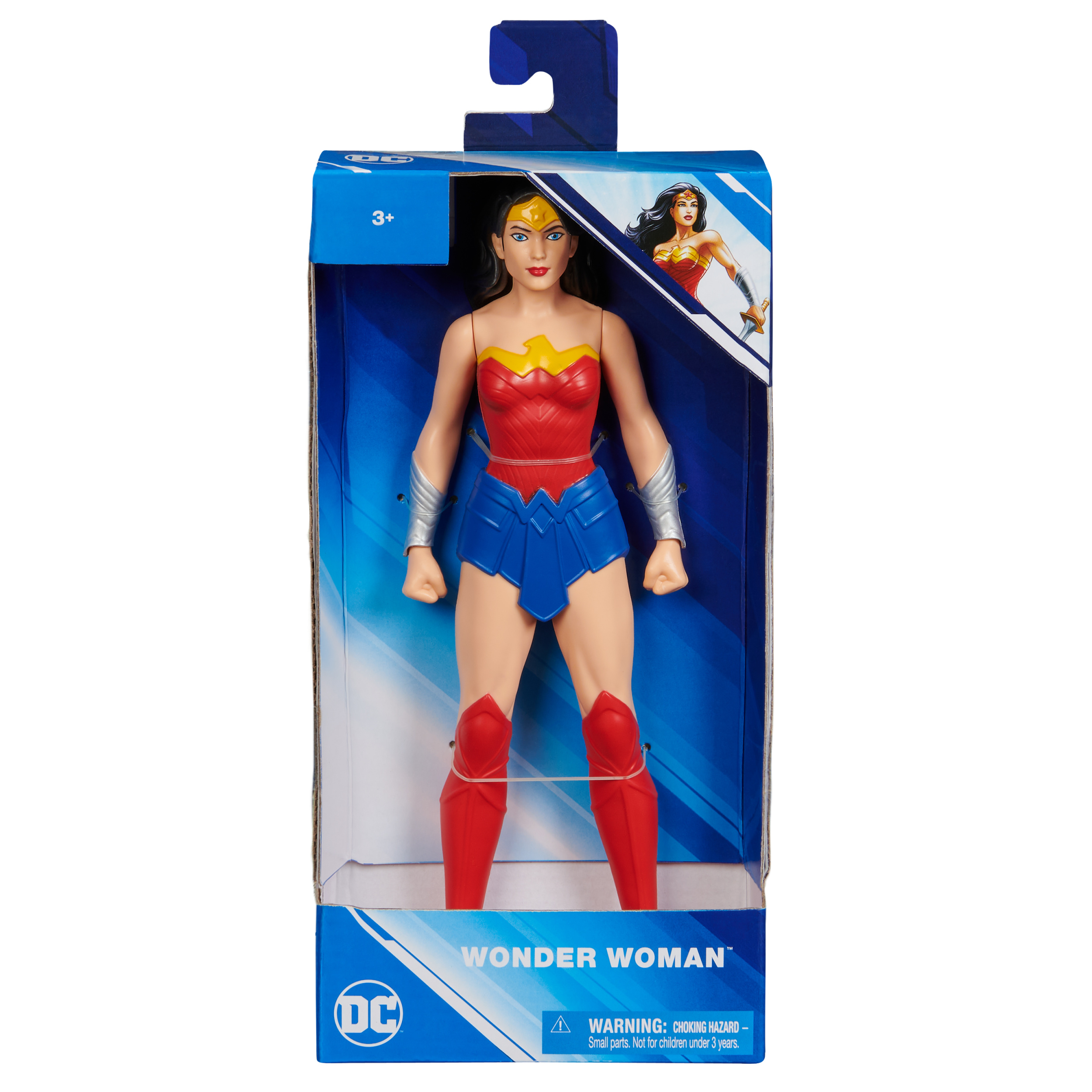 DC Comics Wonder Woman Action Figure 9.5inch Tall Collectible Superhero Kids Toys for Boys and Girls Ages 3 Spin Master