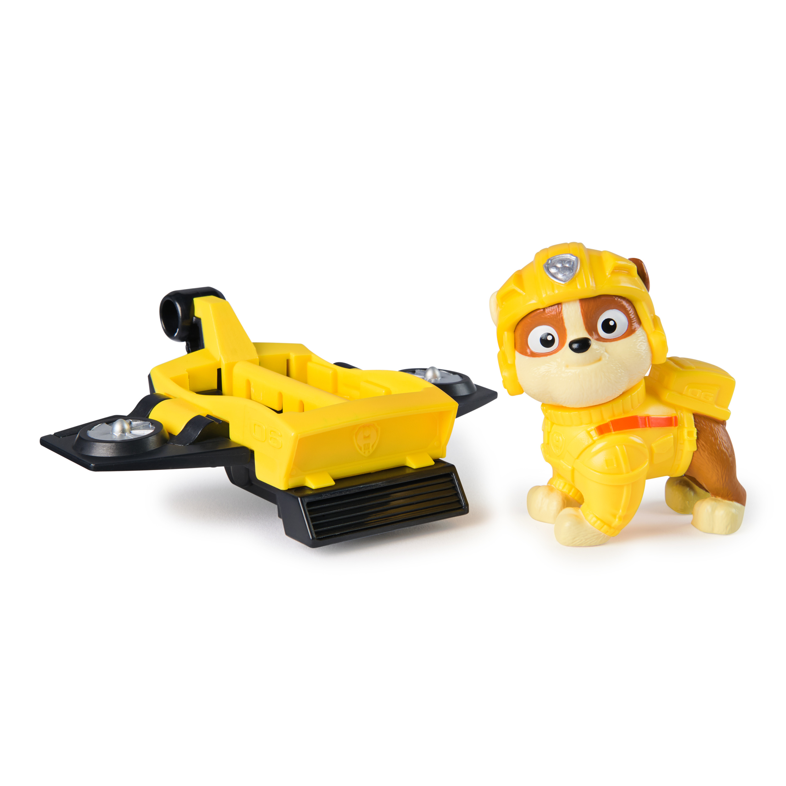 PAW Patrol: Action Pups Rubble Action Figure & Hoverboard