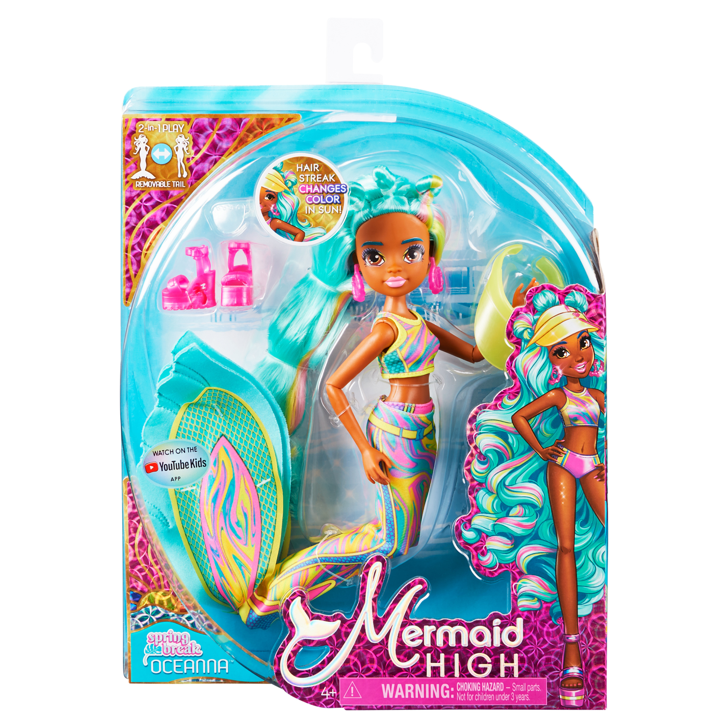 Mermaid doll that changes colors hotsell