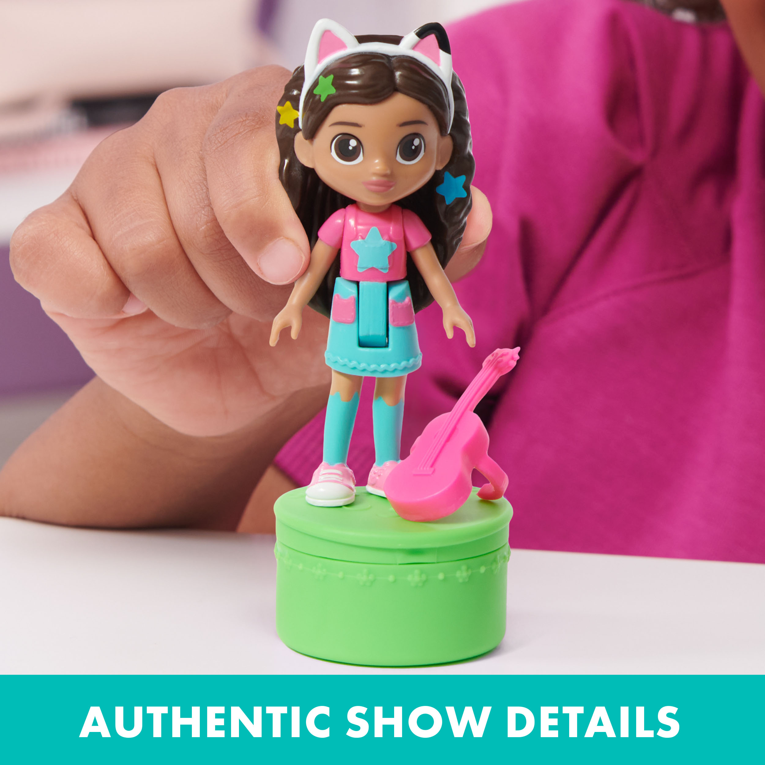 Gabby s Dollhouse Dance Party Theme Figure Set with a Gabby Doll 6 Cat Toy Figures and Accessory Kids Toys for Ages 3 and up Spin Master