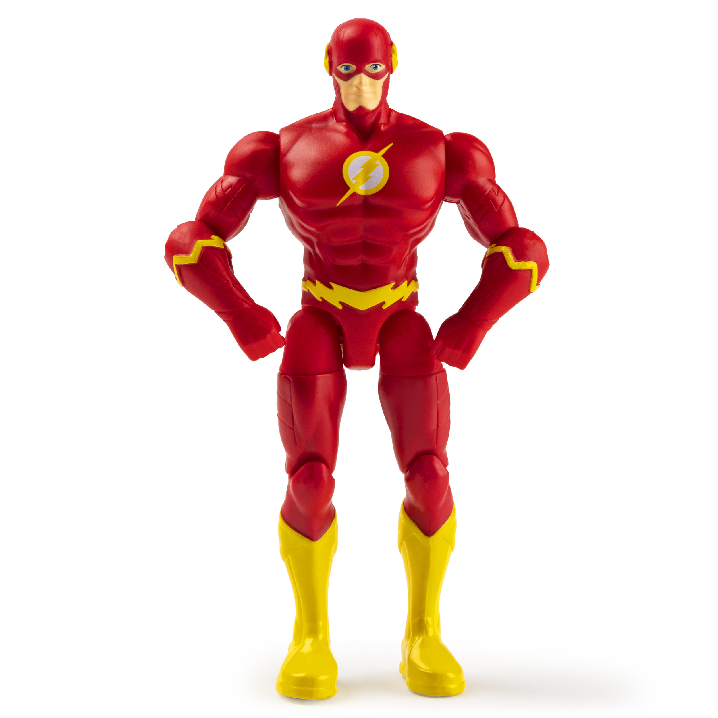 DC Comics 4 Inch THE FLASH Action Figure with 3 Mystery Accessories Adventure 1 Spin Master