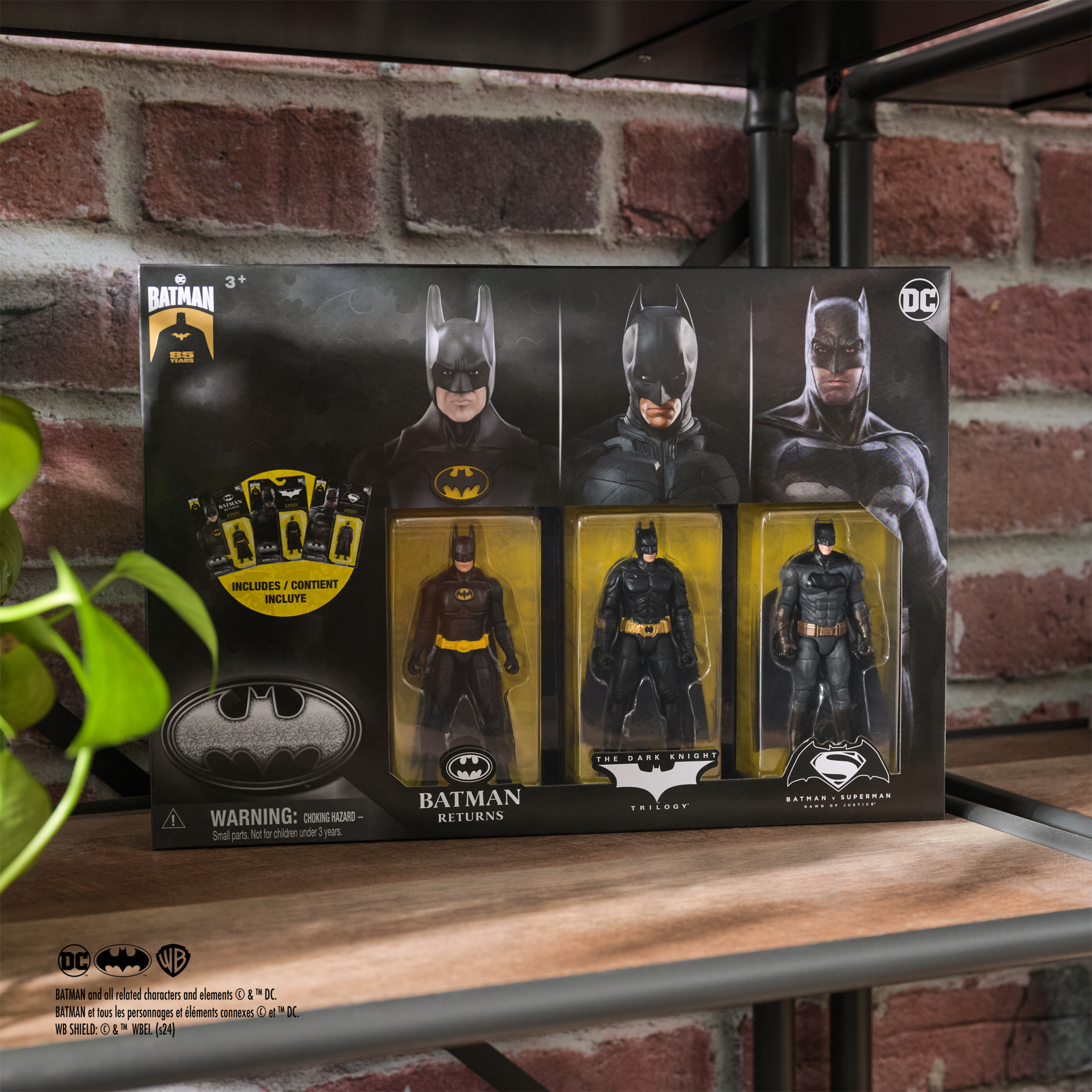 バットマン 85周年記念 フィギュア スペシャル エディション 3パック DC Comics, Batman 85th Special Edition Batman Action Figures