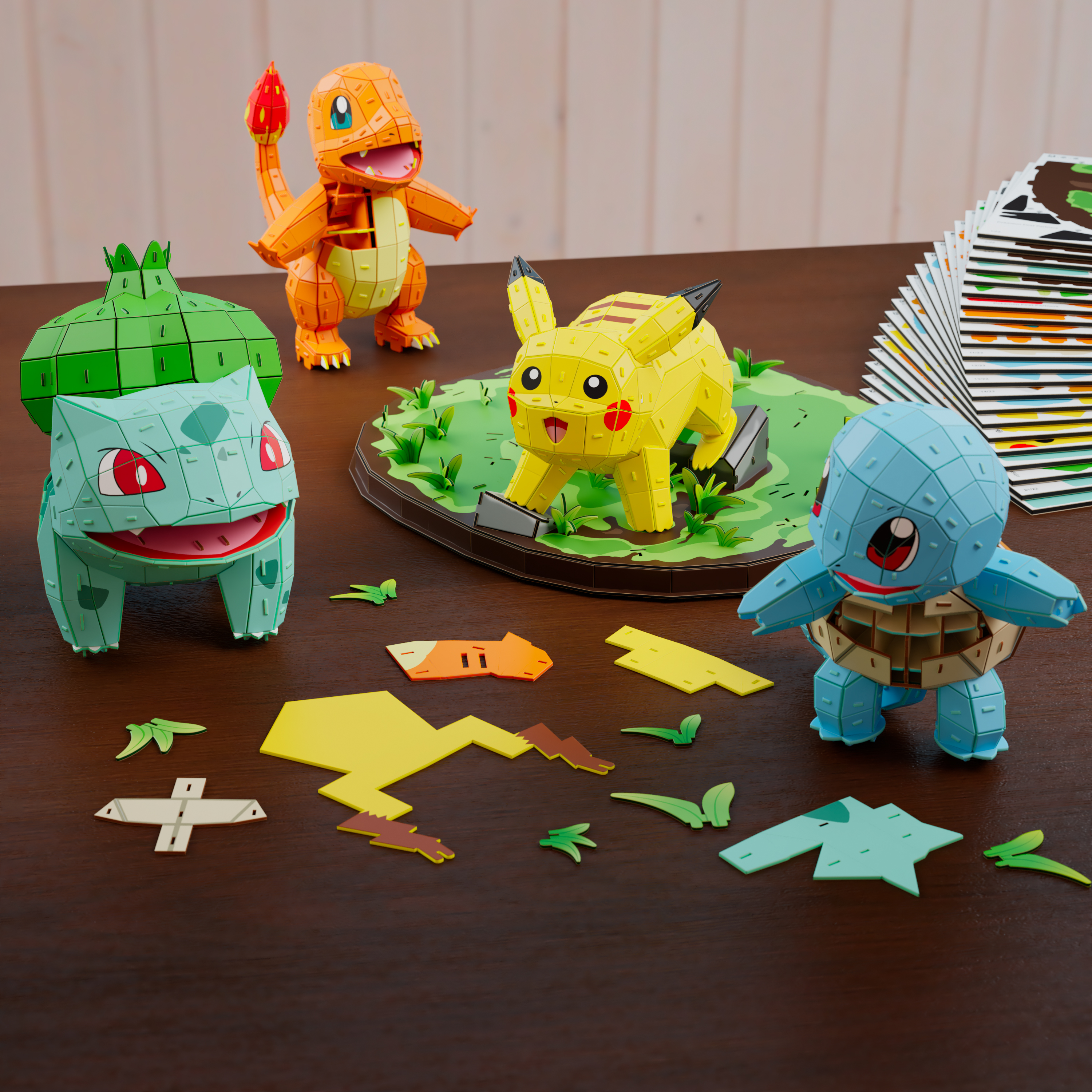 4D Build, Pokémon Starter Set 3D Model Kit, Costco Exclusive, 716