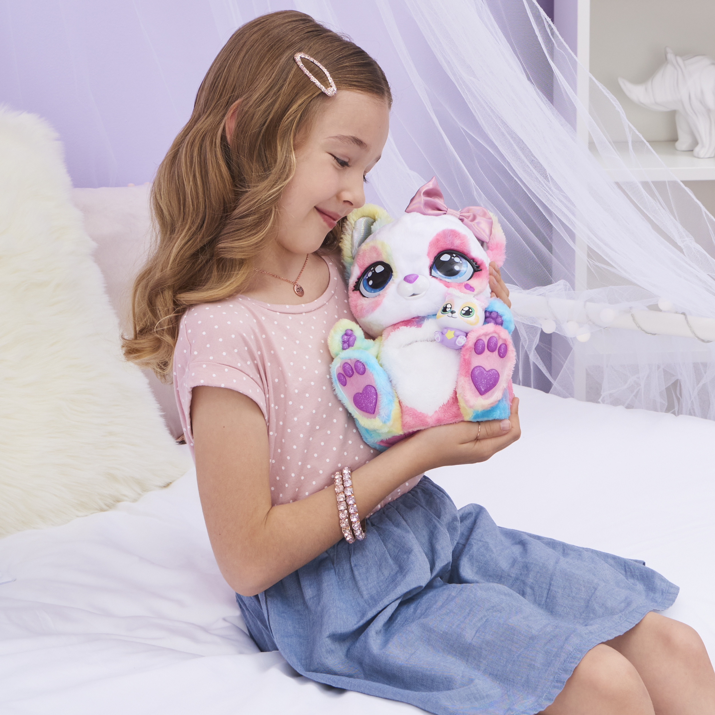 Peek-A-Roo インタラクティブなレインボー ぬいぐるみ Amazon.com: Peek-A-Roo, Interactive Rainbow Plush Toy and