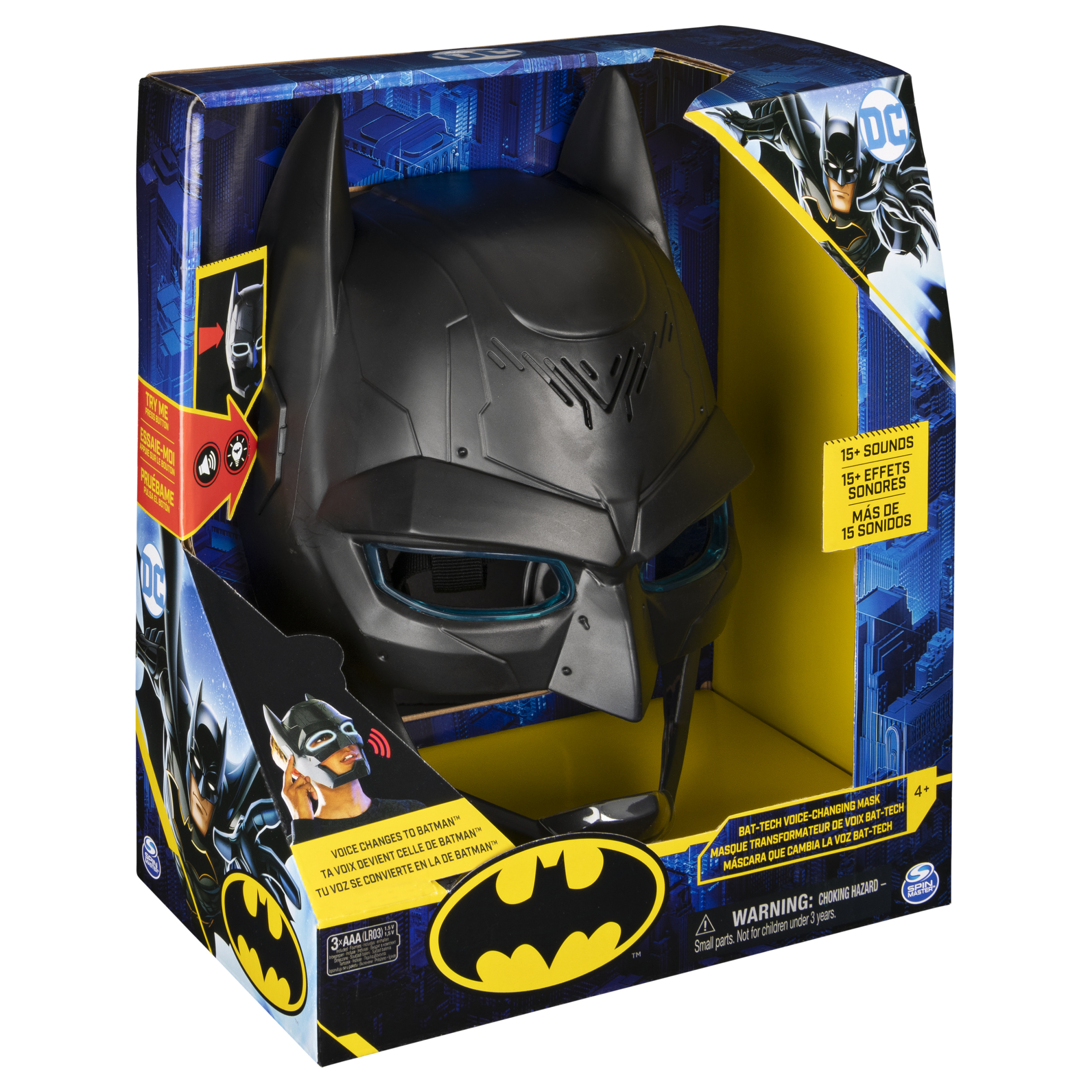 バットマン ボイスチェンジャー付 マスク Batman Bat-Tech Voice-Changing Mask with Over 15 Sounds, for