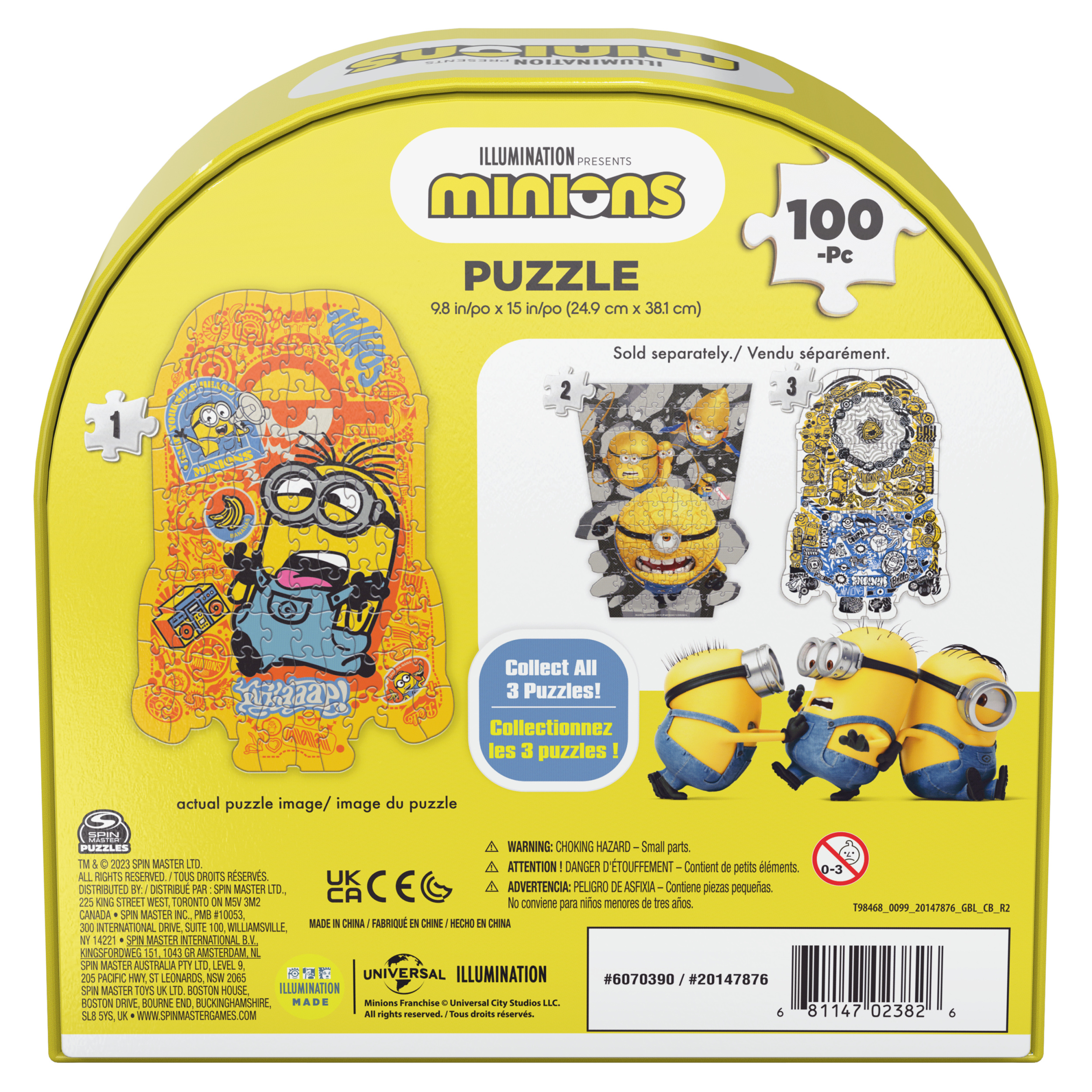 minion様 リクエスト 2点 まとめ商品 Minions Collectible Minion-shaped 100-piece Puzzle, for Kids