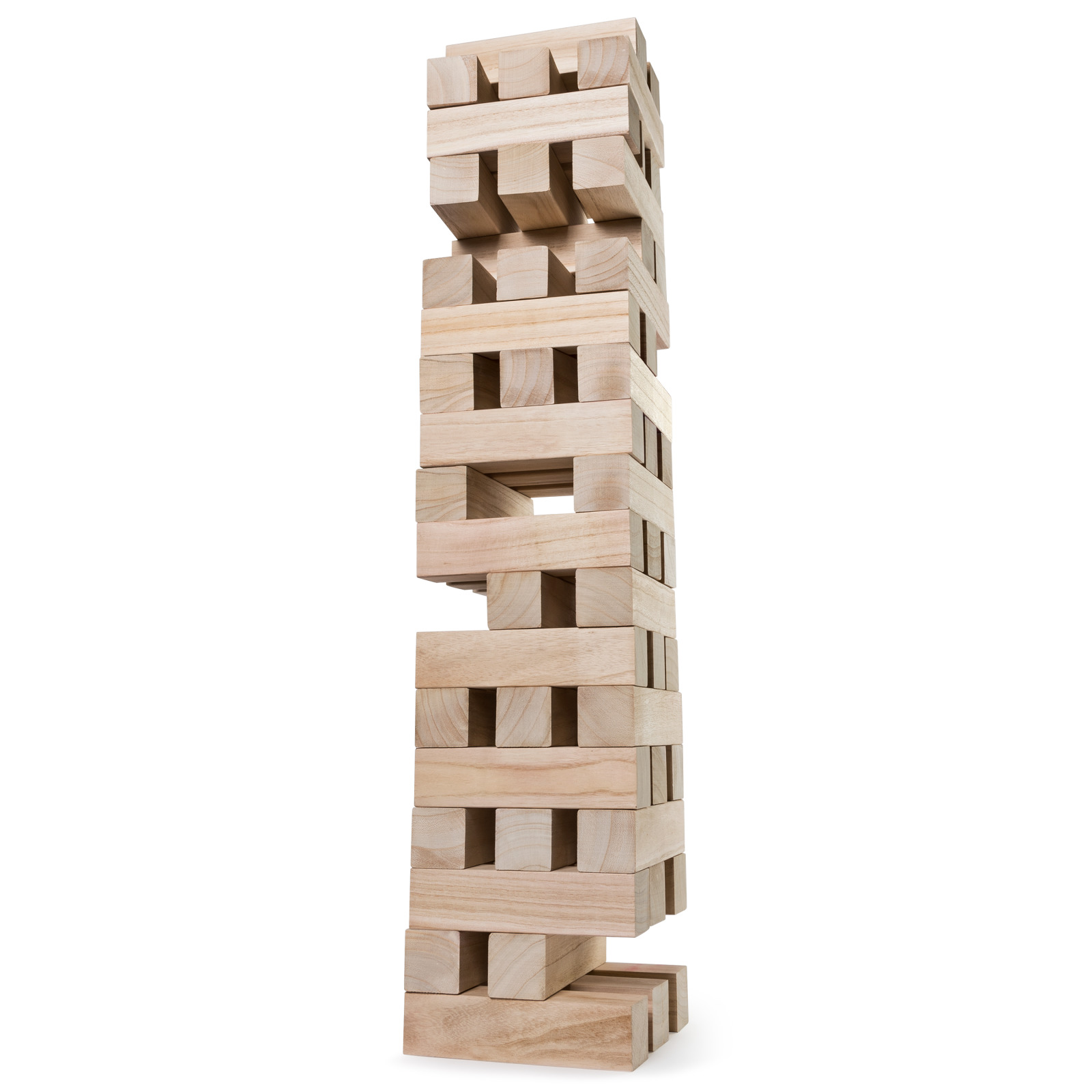 Family Tower Game Classic Jenga Wood Block Stacking Game - 54 Pieces For  Ages 6 And Up Jenga Wooden Block Game