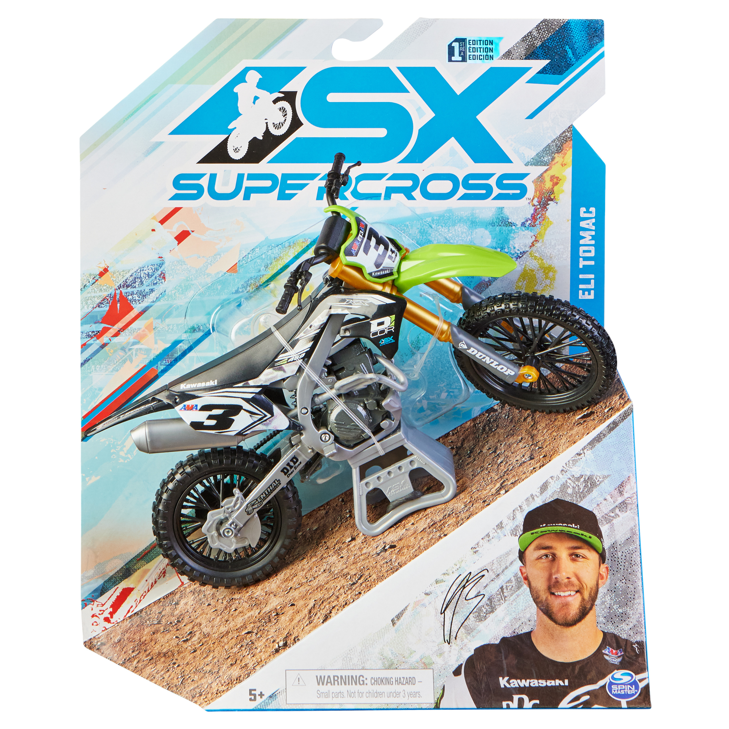 Supercross, Authentic Eli Tomac 1:10 Scale Collector Die-Cast Toy