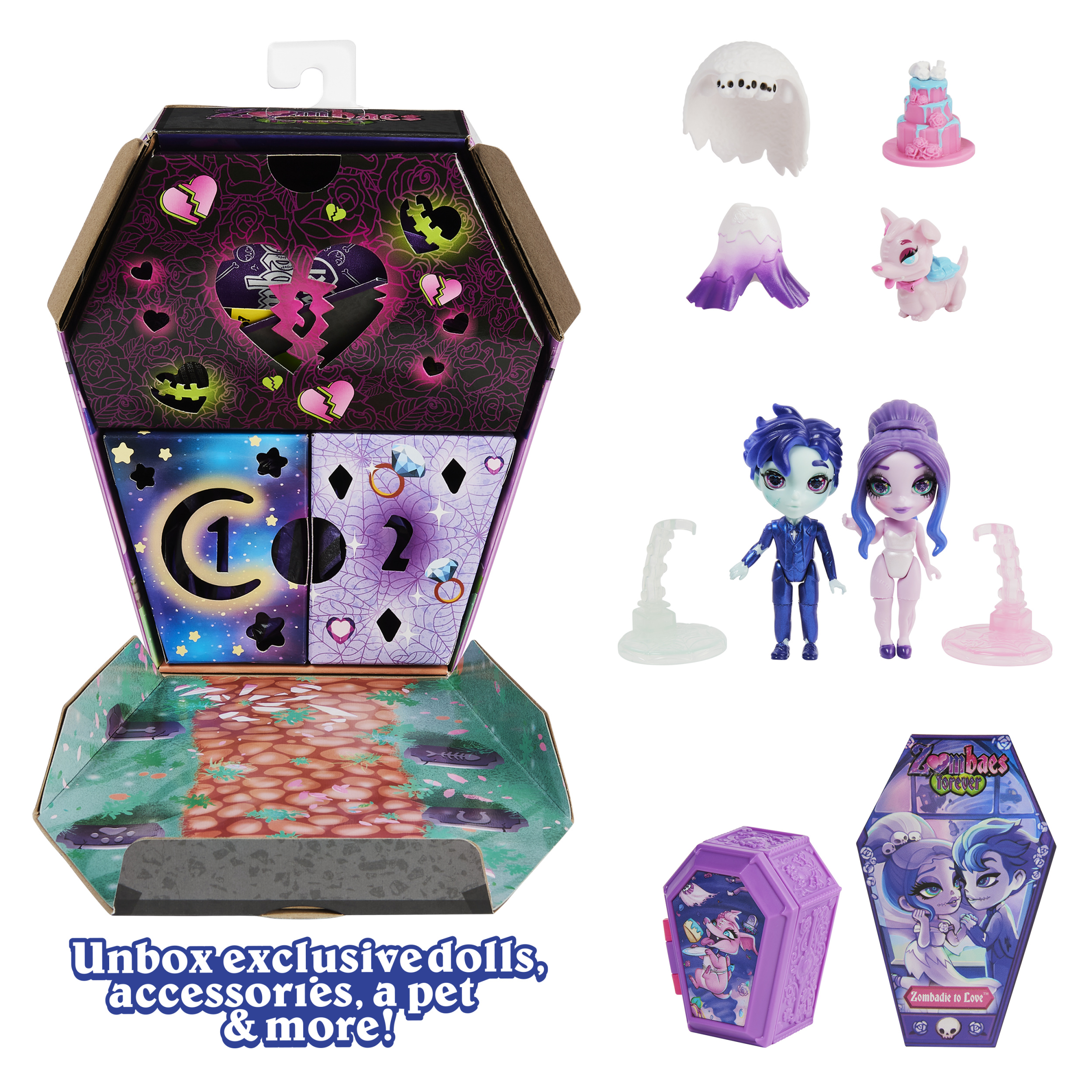 Zombaes Forever, Zombadie to Love Deluxe Zombie Dolls Set