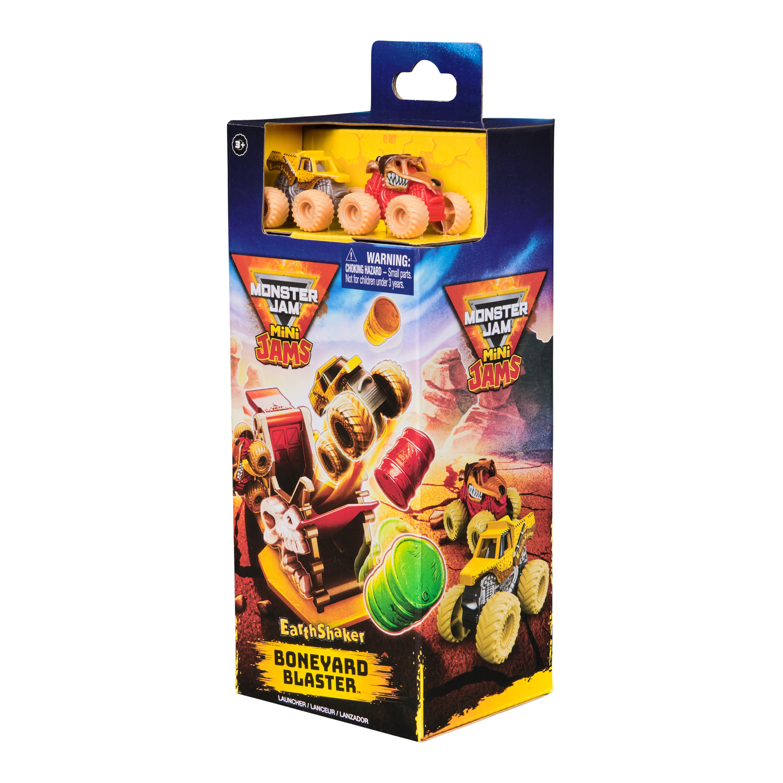 Monster Jam Mini Jams, Earthshaker Boneyard Blaster Playset