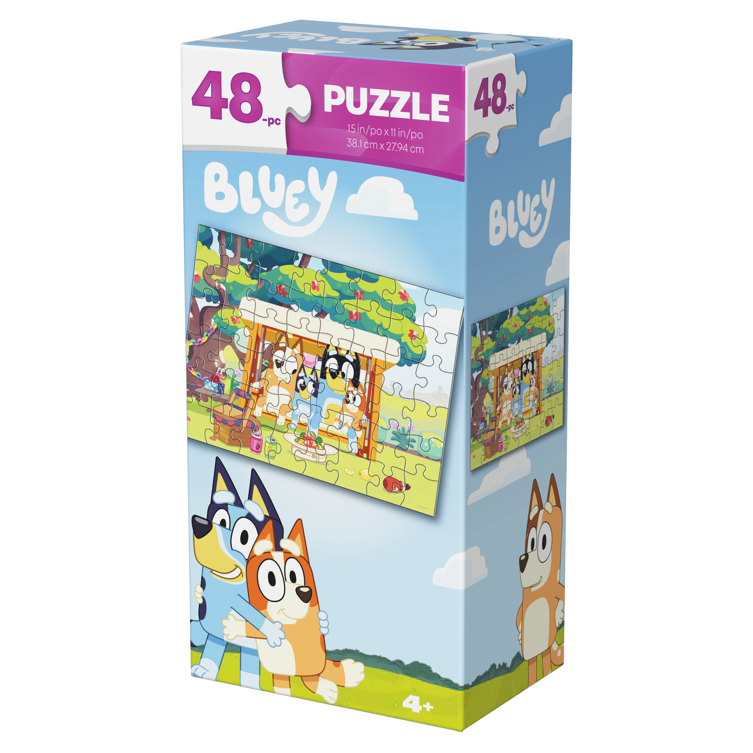 Bluey 48 Piece Jigsaw Puzzle Toys for Kids Tower Bluey Toys Kids Puzzles Bluey Party Supplies Bluey Puzzles for Kids Ages 4 and up Spin Master