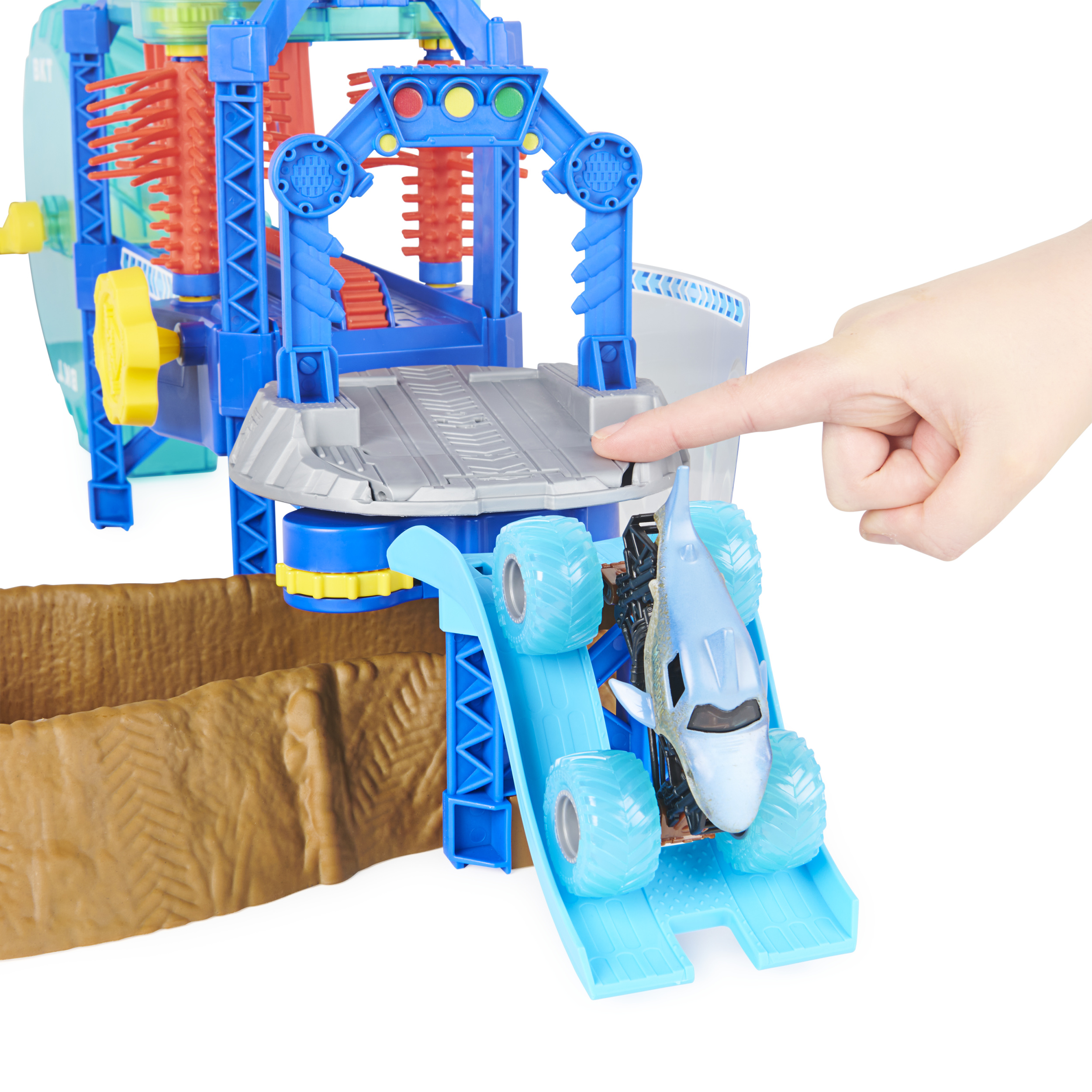 Monster Jam, Megalodon Monster Wash Playset | Spin Master