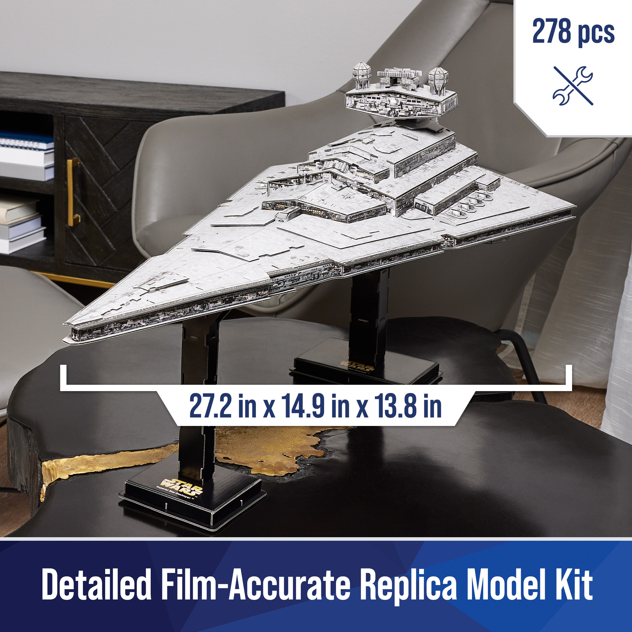 △△ STARWARS スター・ウォーズ スター・デストロイヤー  Imperial Star DestroyerPUZZ-3D  立体ジグソーパズル Amazon.com: PUZZ 3D Star Wars Imperial Star Destroyer 823