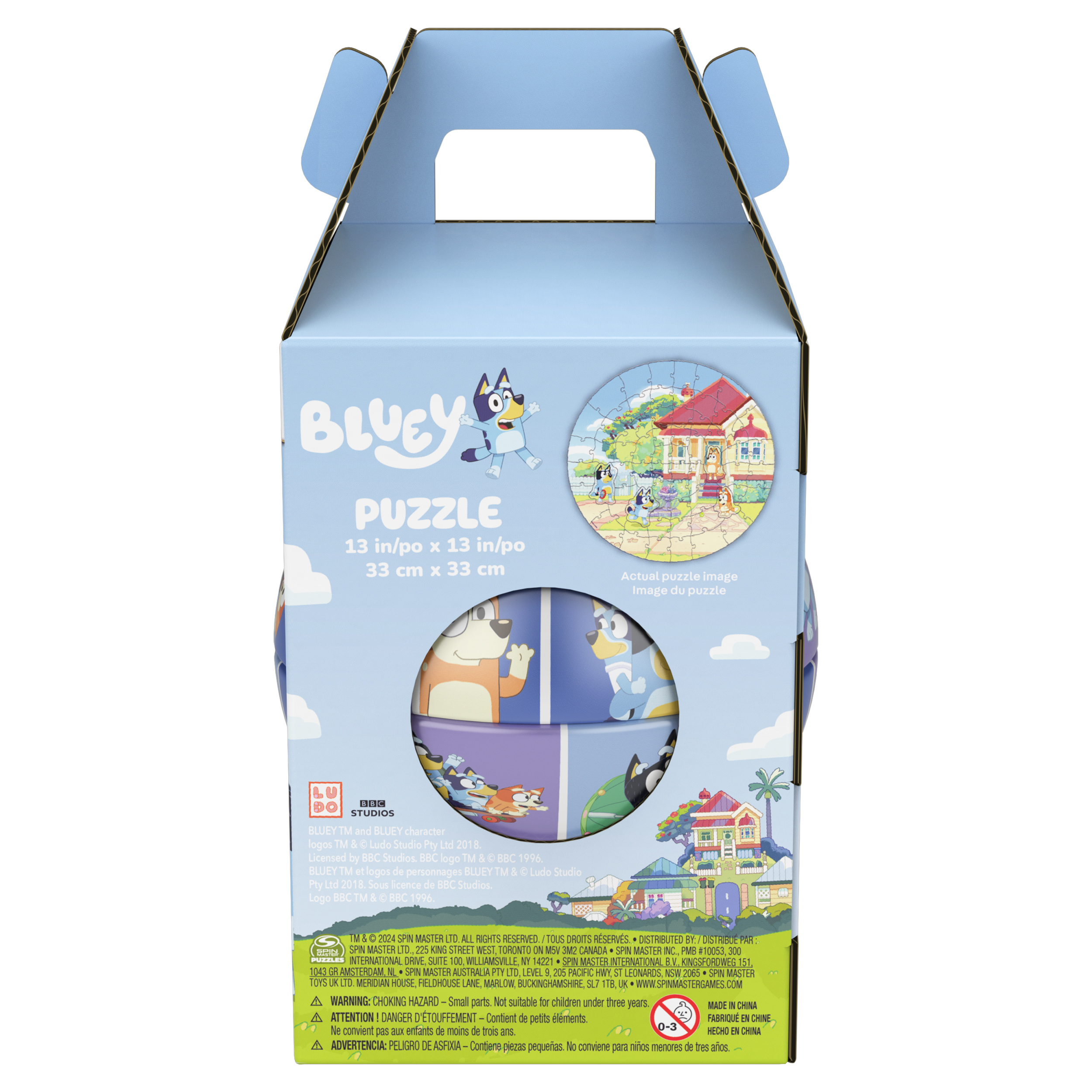 Spin Master Games, Bluey, 64-Piece Puzzle Sphere, Round Puzzle, Puzzles ...