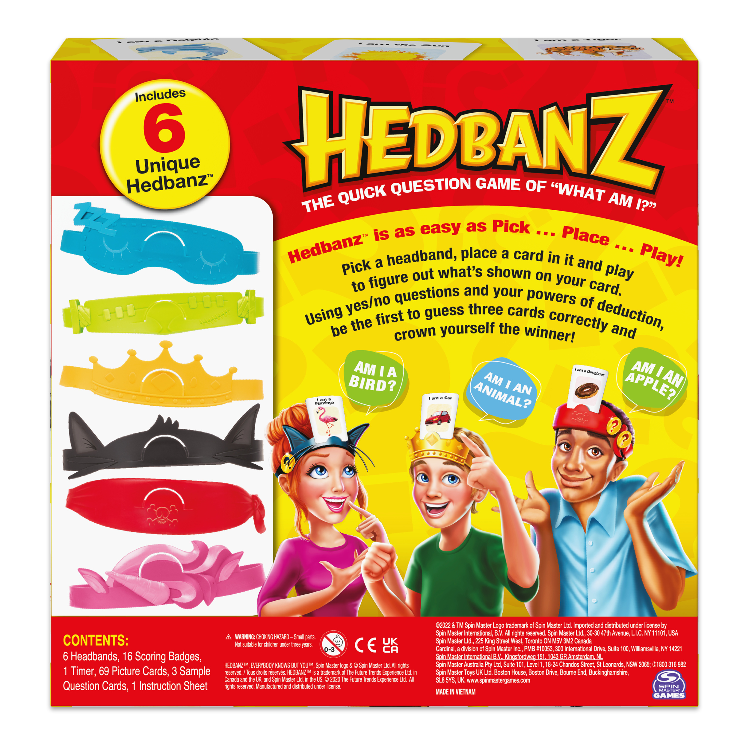 Hedbanz Picture Guessing Game Spin Master