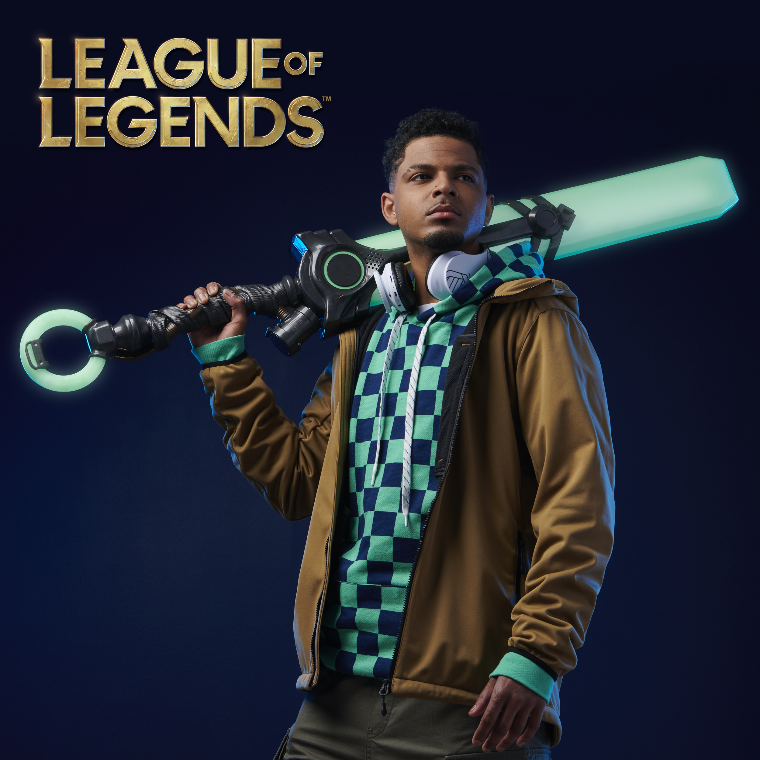 League of Legends, Life-size Ekko's Bat, Over 3 Feet with 15+