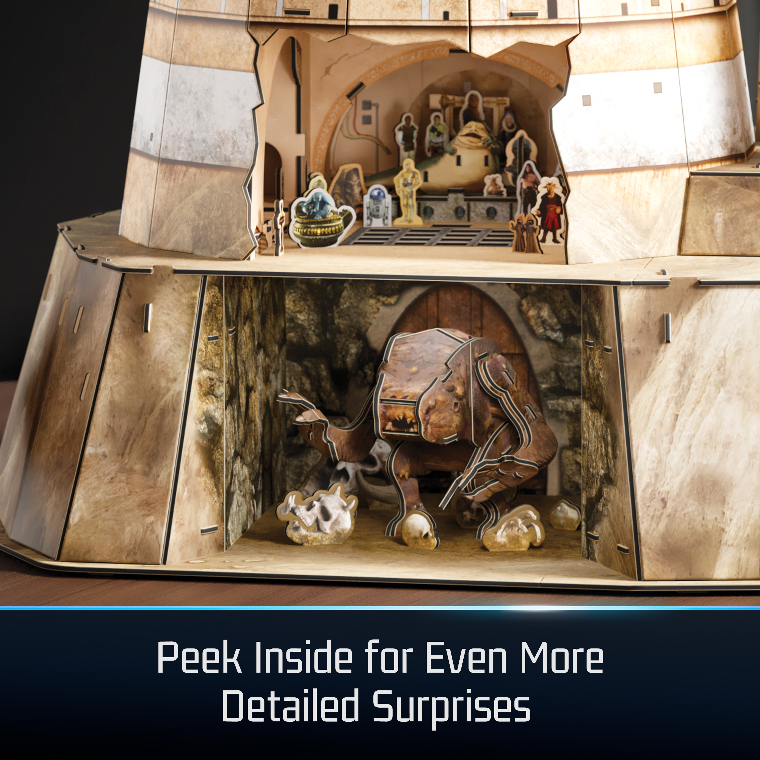 4D Build, Star Wars Jabba’s Palace 3D Model Kit, Star Wars Collectibles ...